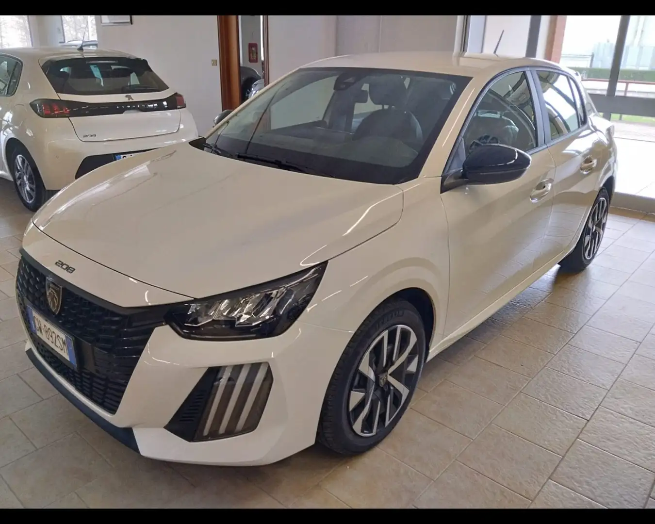 Peugeot 208 1.2 hybrid Style 100cv e-dcs 6 Bianco - 1
