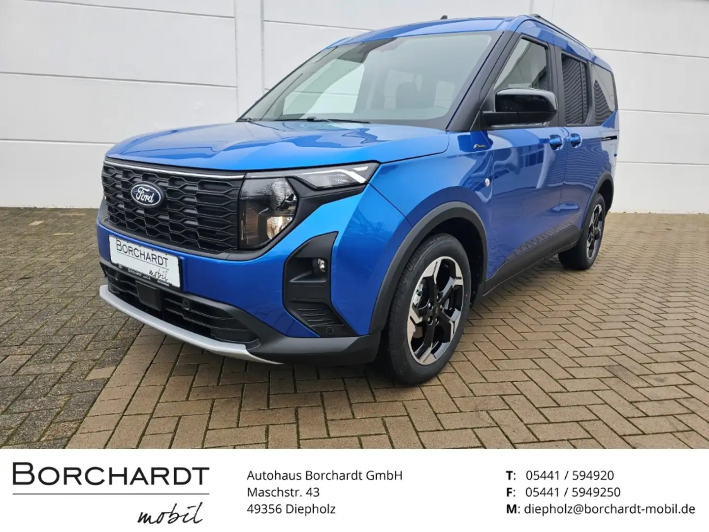 Ford Tourneo Courier Active Klimaauto SHZ Winter-Pk2 Kamera ACC Blau - 1