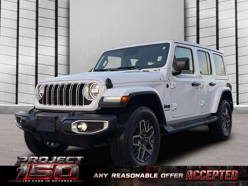 2026 Jeep Wrangler Sahara 4 Door 4x4 | Clean CarFax! | Ultra Low KMs!
