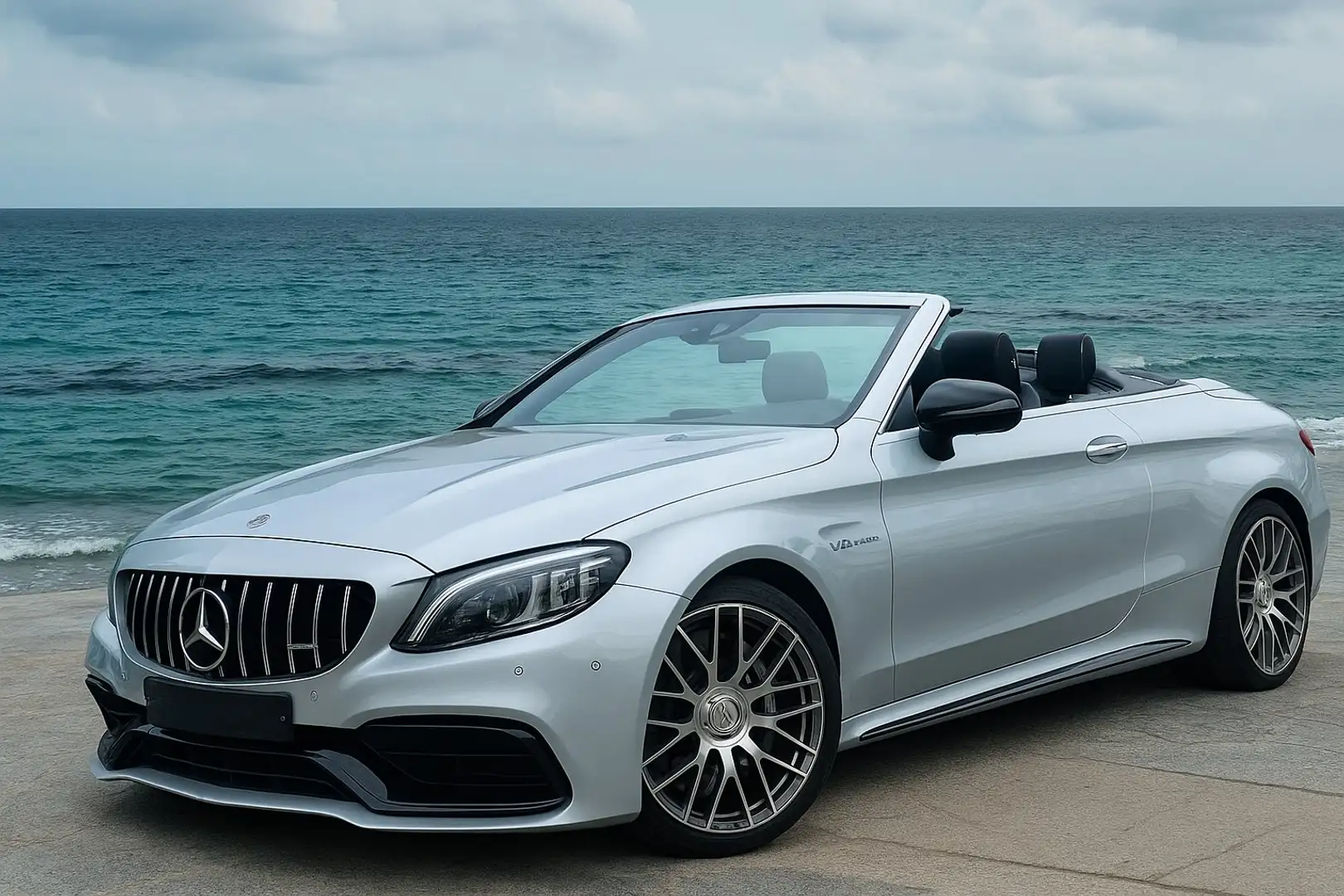 Mercedes-Benz C 63 AMG C63 AMG CABRIO FACELIFT/GARANTIE/AMG-PERFOMANCE Silber - 1
