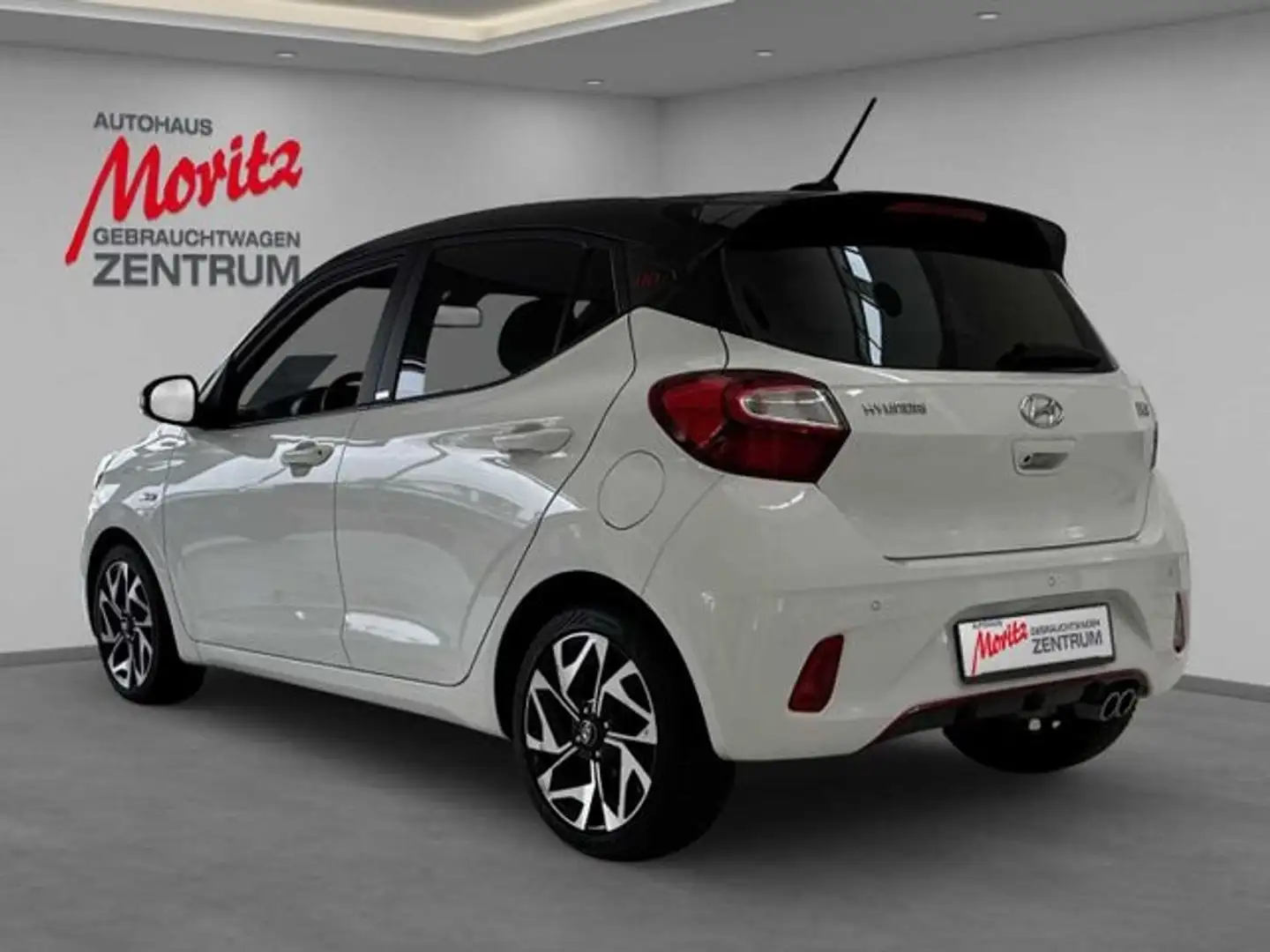 Hyundai i10 1.0 TGDI N Line NAVI ALLWETTER & MEHR! Wit - 2