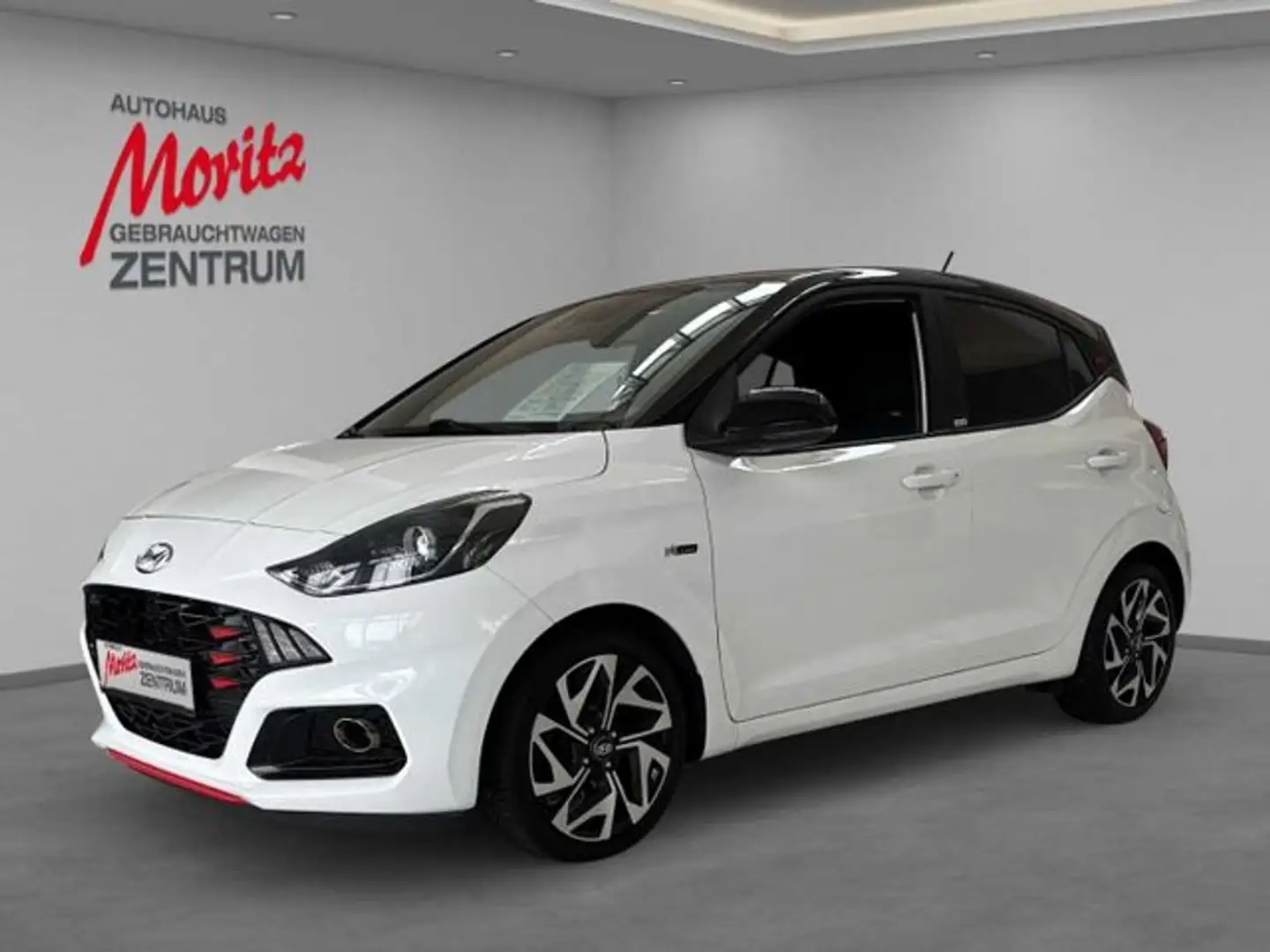Hyundai i10 1.0 TGDI N Line NAVI ALLWETTER & MEHR! Bianco - 1