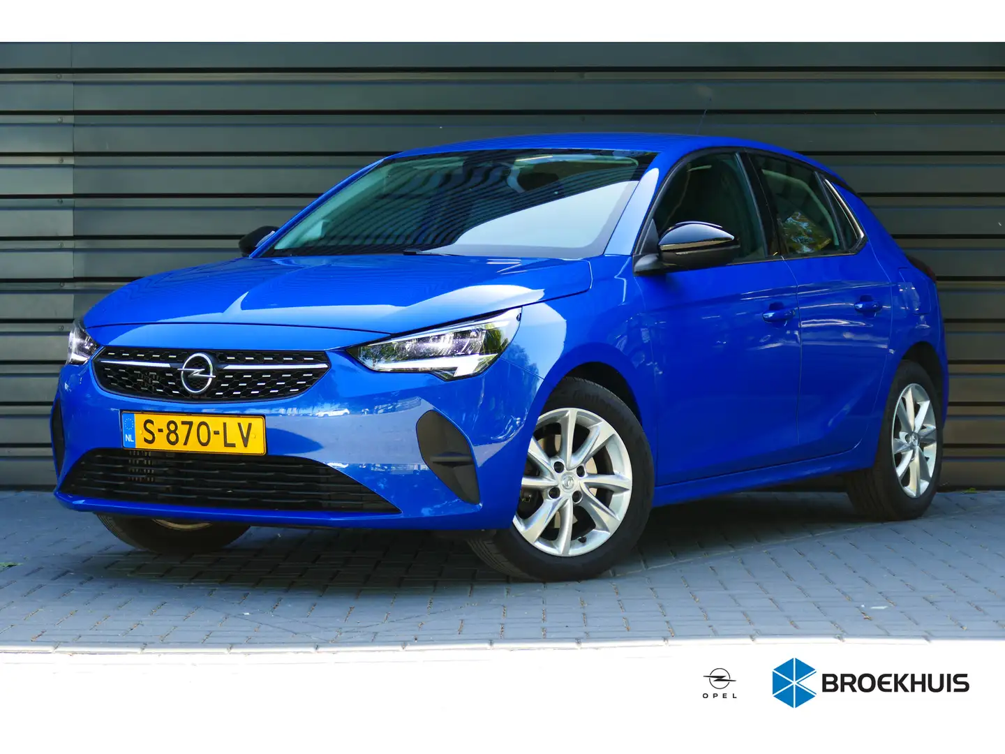 Opel Corsa 1.2 TURBO 100PK 5-DRS ELEGANCE / NAVI (APPLE/ANDRO Blauw - 1