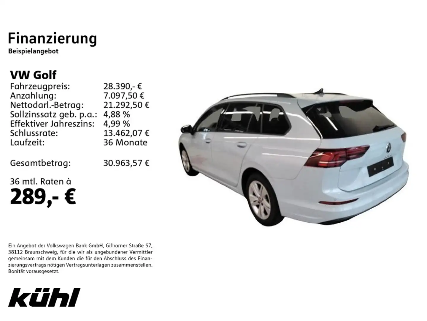 Volkswagen Golf Variant Golf 8 VIII Variant 1.5 TSI Life ACC/Kamera/Navi Blau - 2