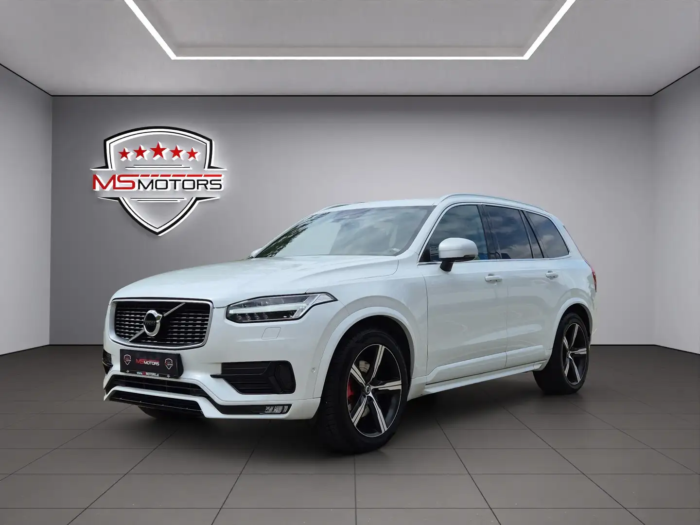 Volvo XC90 AWD R-Design*7 SITZER*LUFT*RFK*ACC*20 ZOLL*GARANTI Blanc - 1