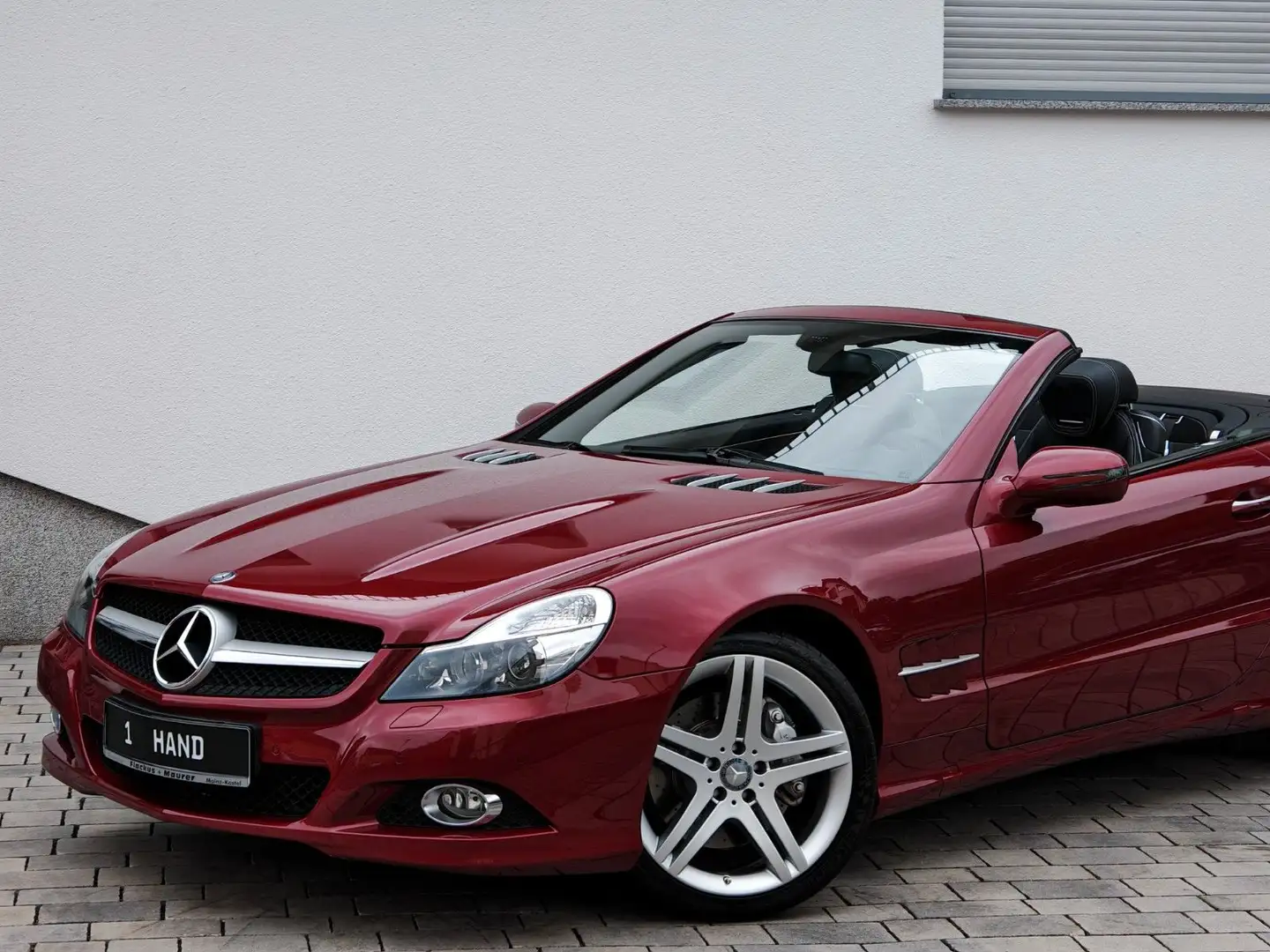 Mercedes-Benz SL 500 SPORTPAKET | 1.HAND | BRD | ORIG. 56 TKM Roşu - 1