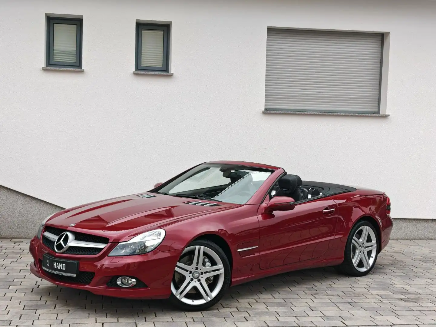Mercedes-Benz SL 500 SPORTPAKET | 1.HAND | BRD | ORIG. 56 TKM Roşu - 2