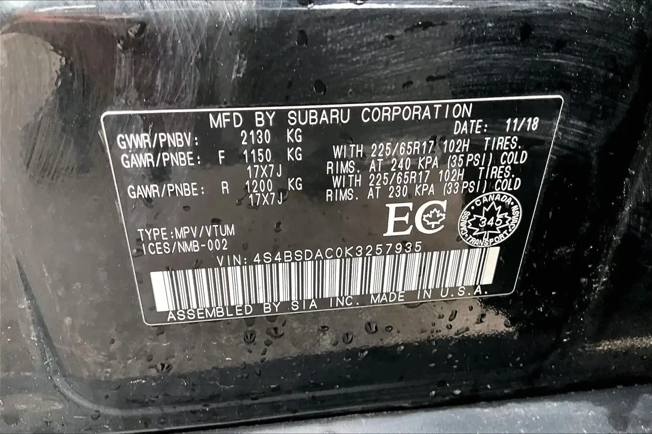Subaru OUTBACK снимка Subaru OUTBACK
