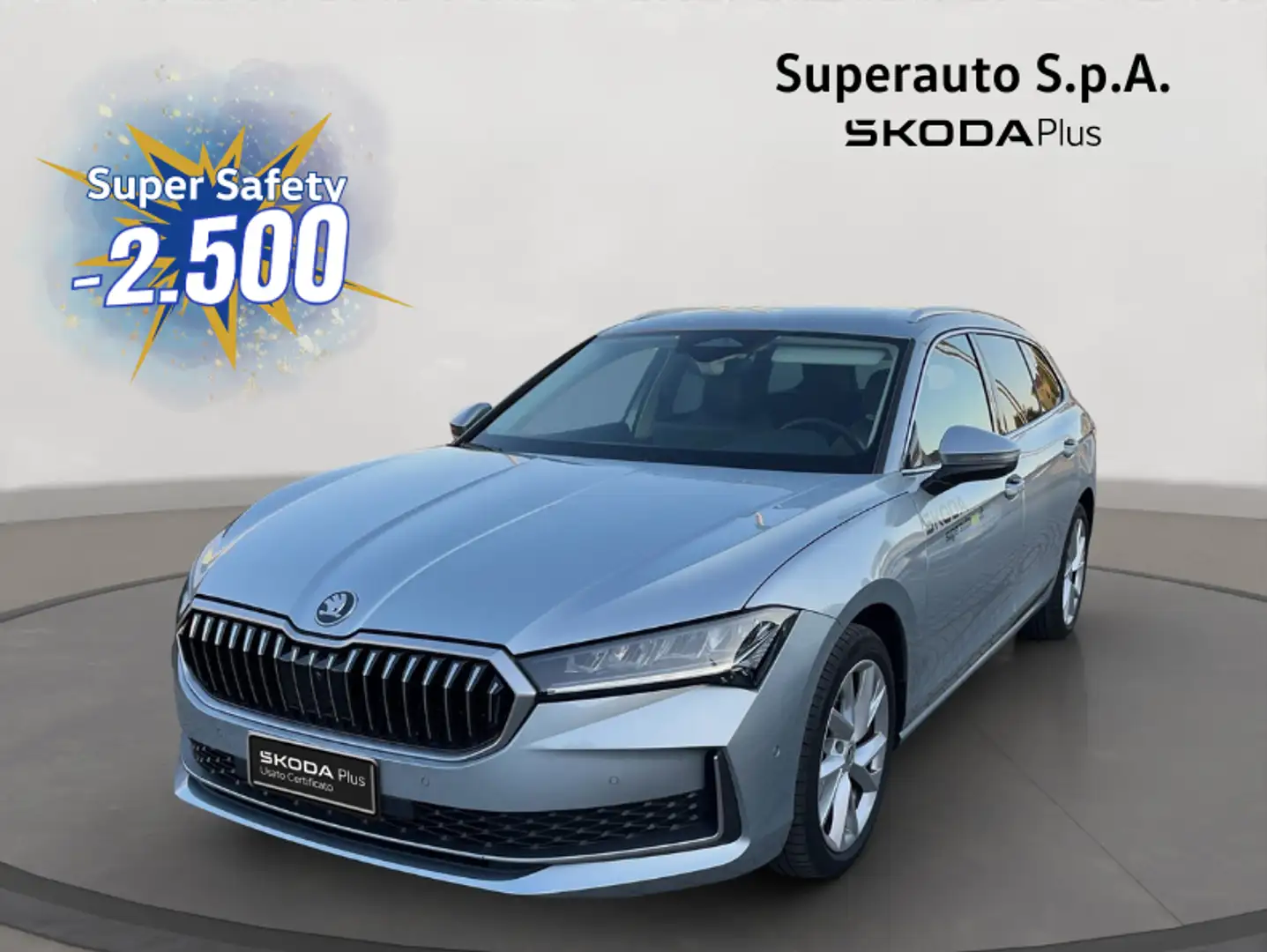 Skoda Superb 2.0 TDI DSG Wagon Style Argento - 1