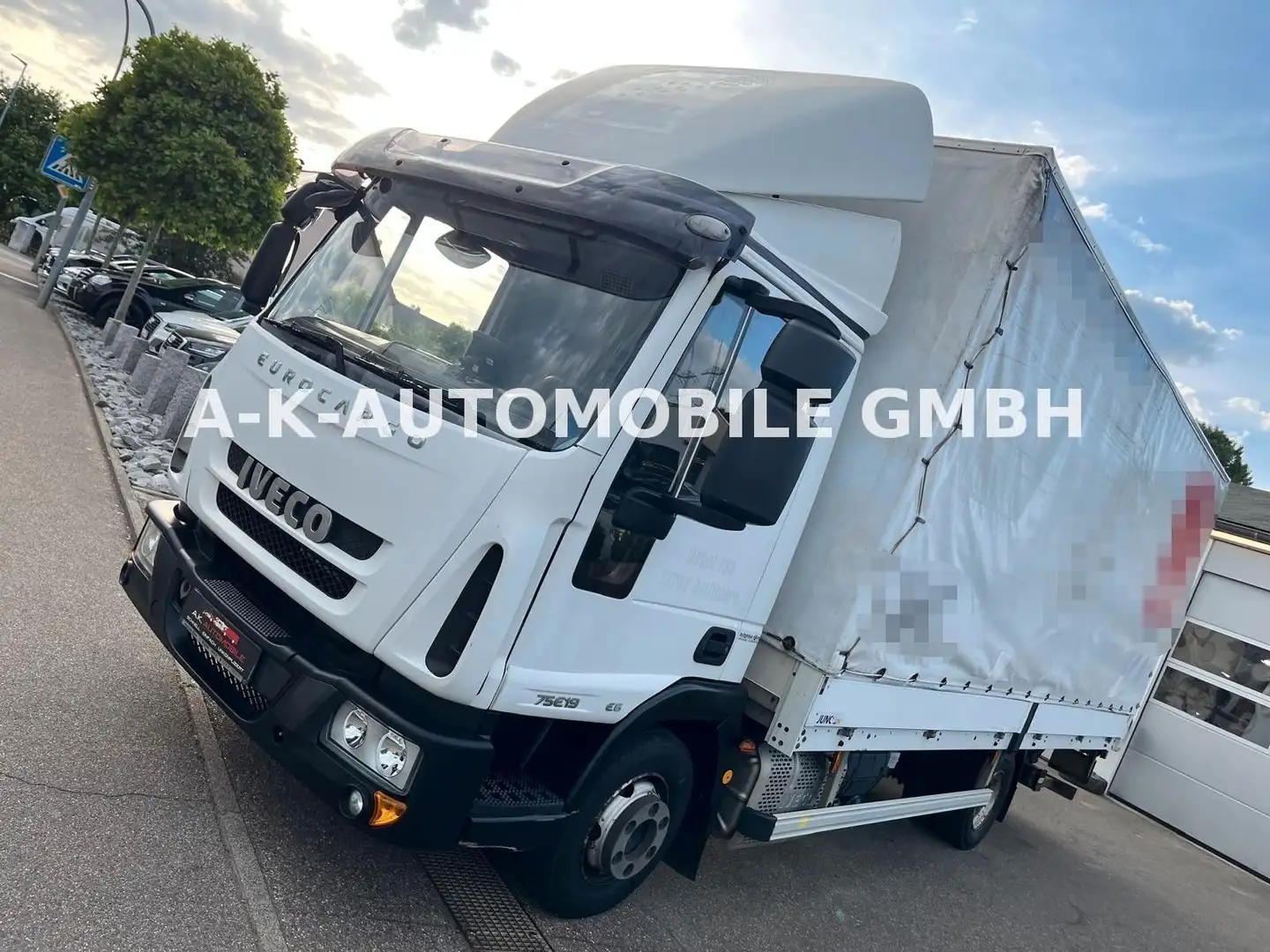 Iveco EuroCargo 75E19 Pritsche/Schiebeplane*LBW*KLIMA* Weiß - 1