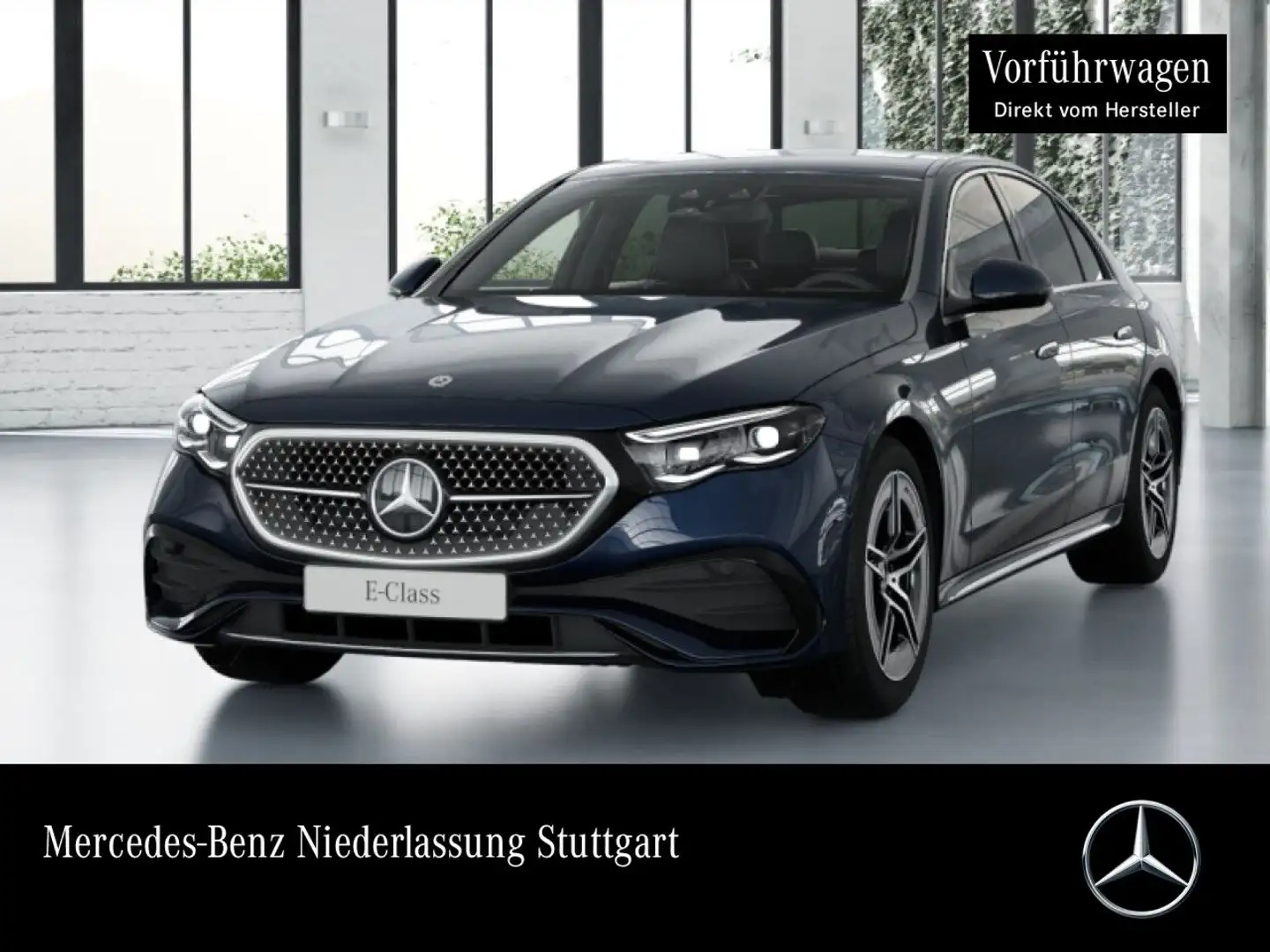 Mercedes-Benz E 200 Edition AMG-Line Fahrass 360° Burmester PTS Blau - 1