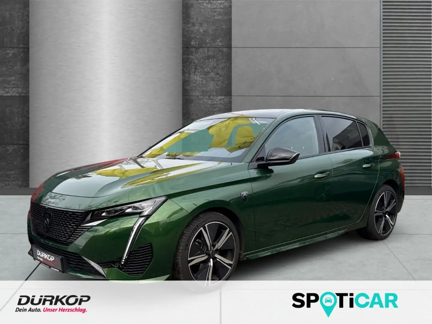 Peugeot 308 GT PureTech 130 EAT8 El. Panodach Navi digitales C Grün - 1