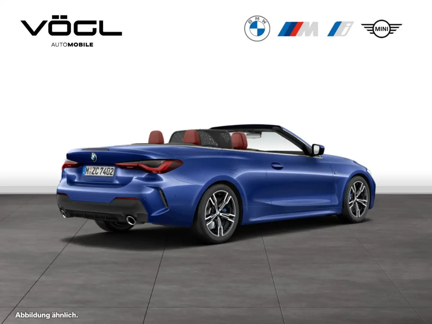 BMW 430 i Cabrio M Sport Innovationspaket Laserlicht Bleu - 2