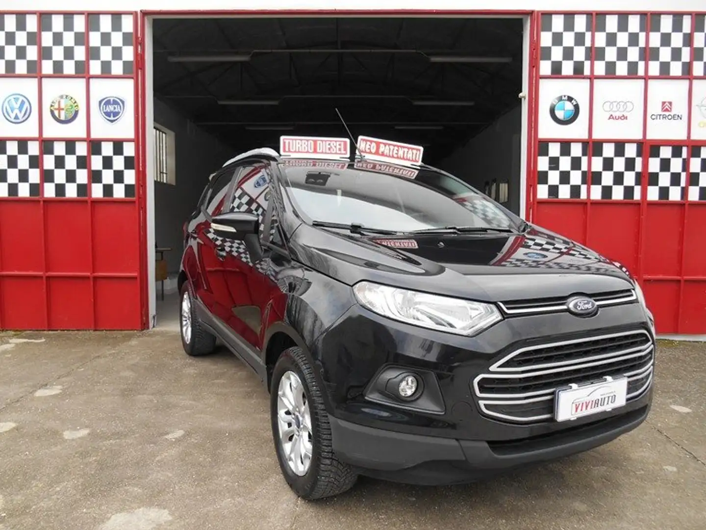 Ford EcoSport 1.5 tdci Business c/navi 95cv X NEOPATENTATI Negro - 1