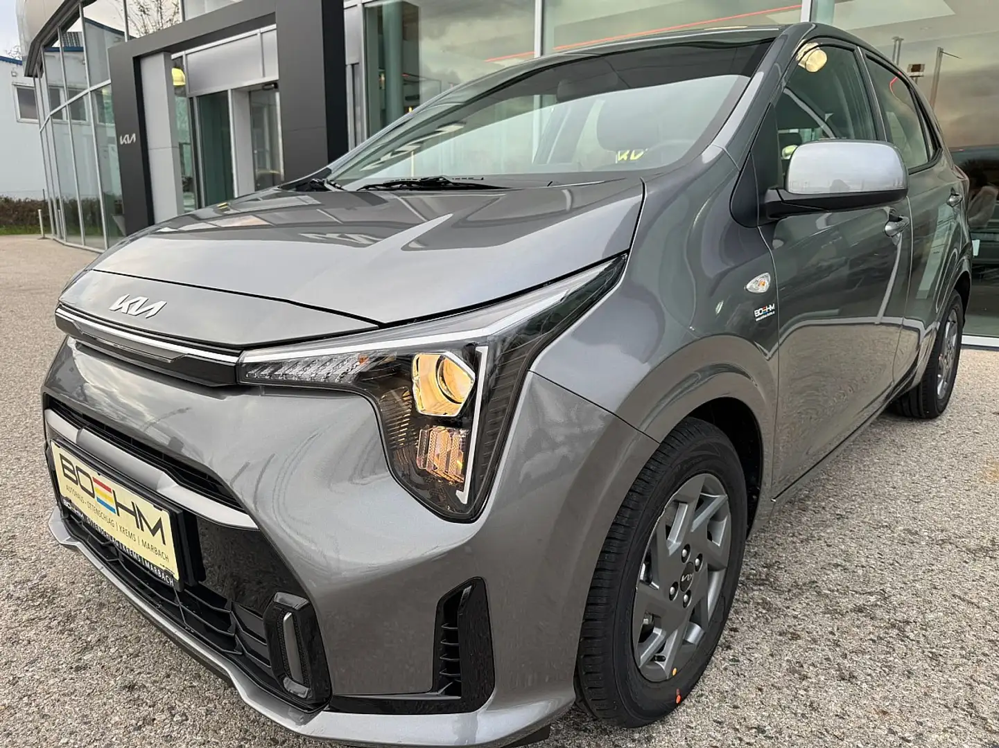 Kia Picanto 1,0 GDI Automatik Ausstattungsvariante Silber Grau - 1