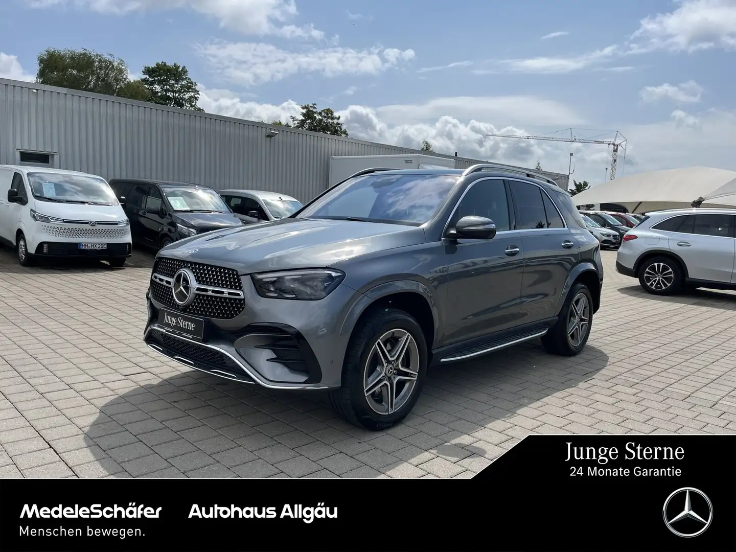 Mercedes-Benz GLE 450 GLE 450 d 4M AMG Premium AHK Airmatic 360° NP125 Grau - 1