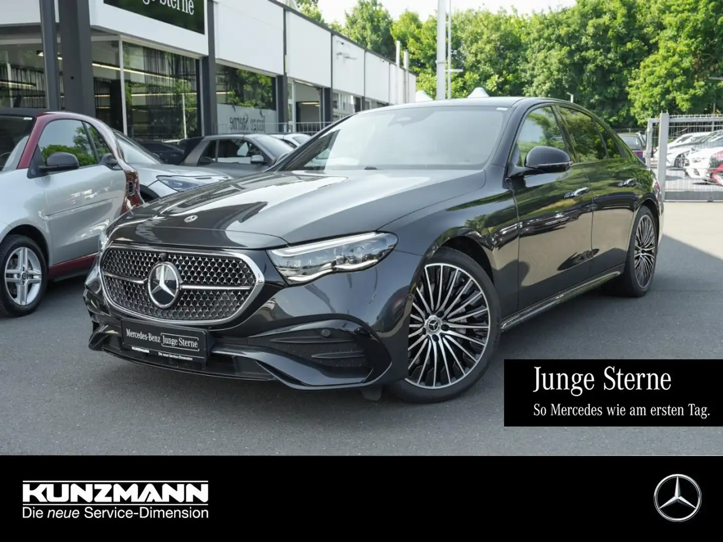 Mercedes-Benz E 450 d 4M AMG Night Panorama 360° Burmester Grigio - 1
