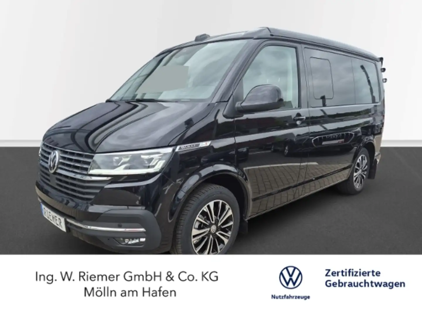 Volkswagen T6.1 California Ocean Aufstelldach 2,0 TDI DSG AHK Schwarz - 1