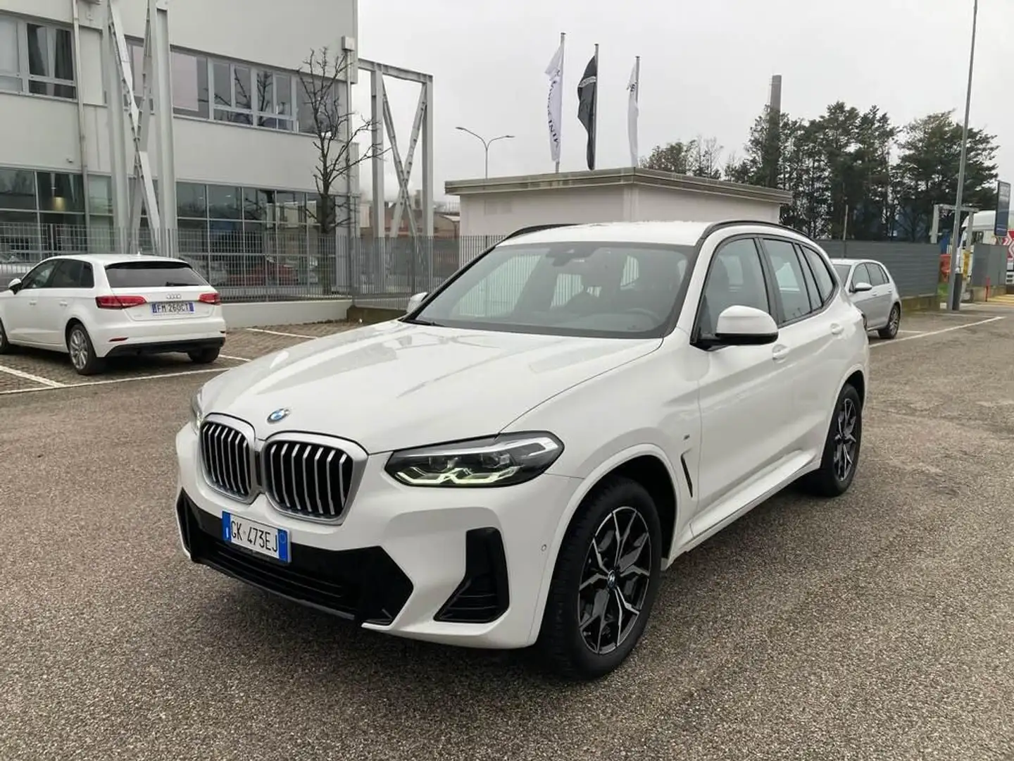 BMW X3 xdrive20d mhev 48V Msport auto Blanc - 1