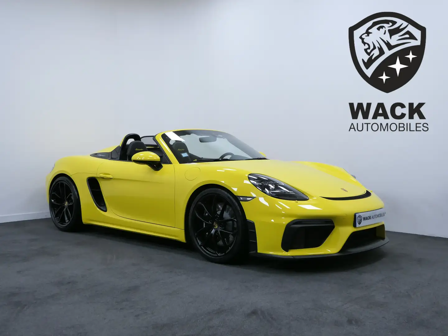 Porsche 718 Spyder 718 SPYDER 4.0L 420 CV PDK / PREMIÈRE MAIN Jaune - 1