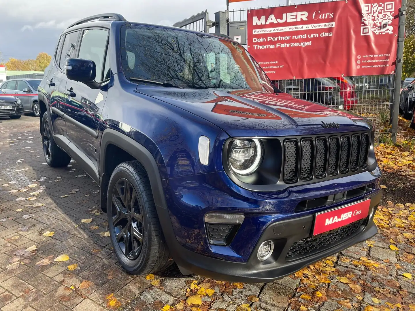 Jeep Renegade Limited*BLACK-PACK*LED*AHK*CAM Blau - 1
