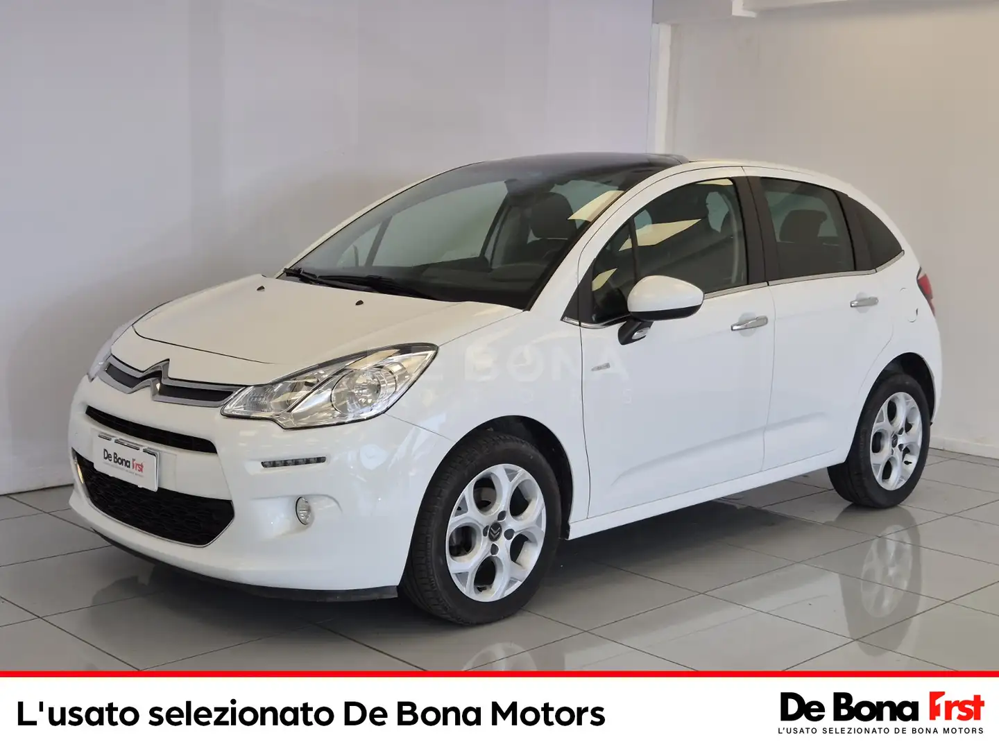 Citroen C3 1.6 bluehdi monna lisa (exclusive) 75cv my16 Wit - 1