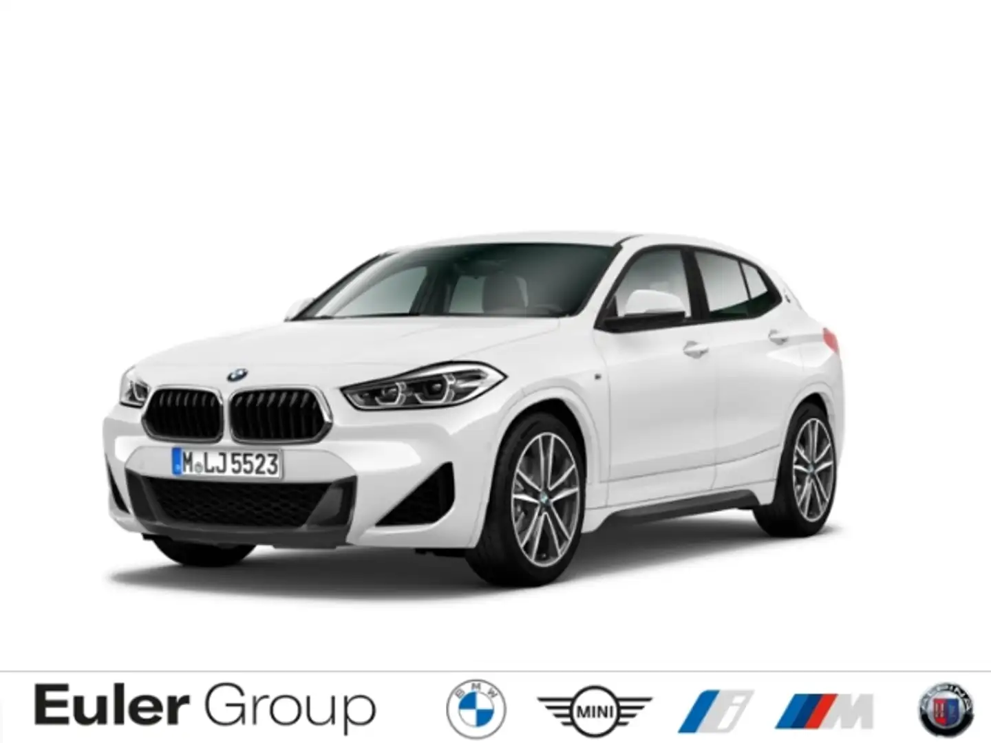 BMW X2 sDrive20i M-Sport HUD ACC AHK LED Leder LED El. He Weiß - 1