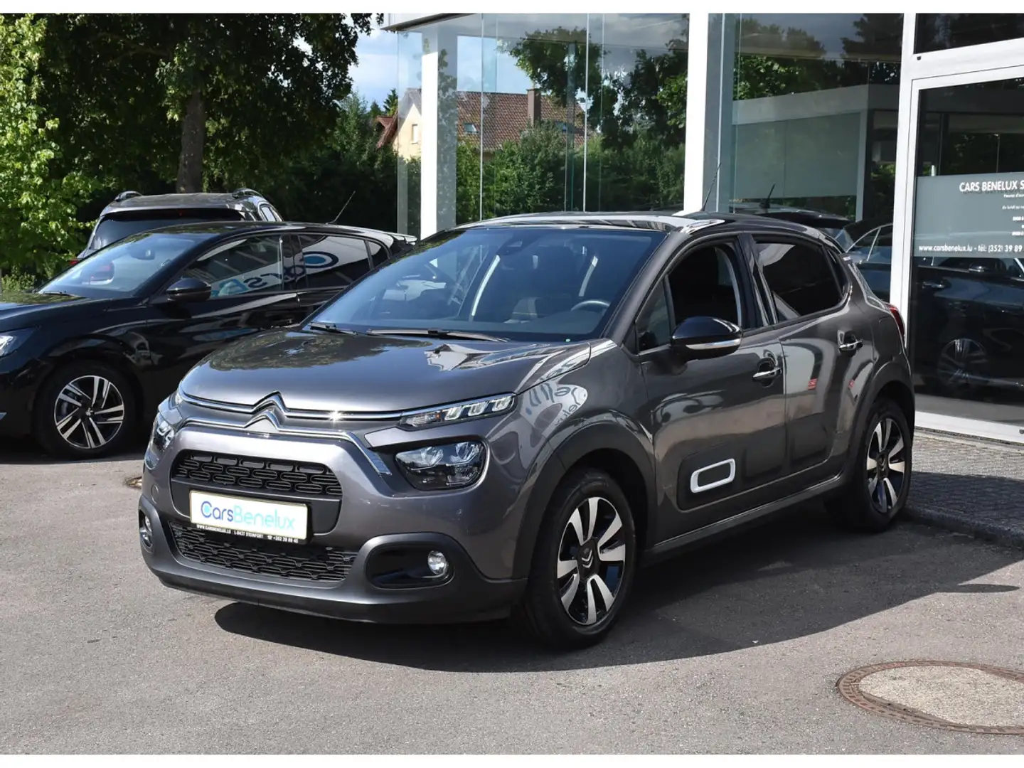 Citroen C3 1.2 PureTech 110 Shine REGUL CAM LANE 1° MAIN Gris - 2