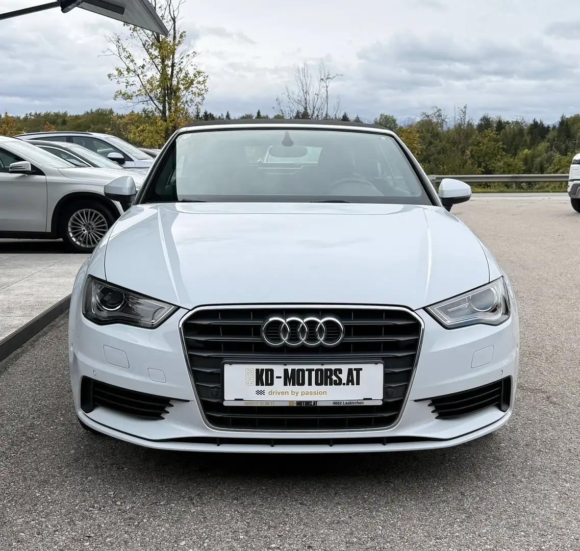 Audi A3 Cabriolet 1,4 TFSI *Leder*SHZ*PDC*PickerlNeu* Weiß - 2