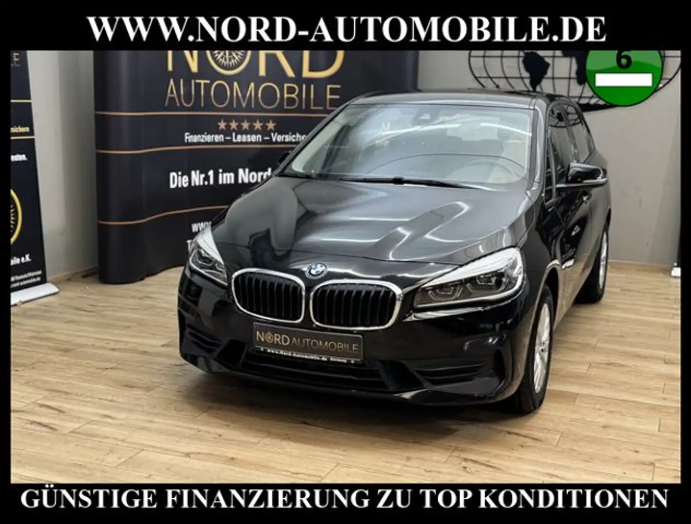 BMW 218 d Active Tourer Advantage *AHK*LED*NAV*SHZ* Schwarz - 1