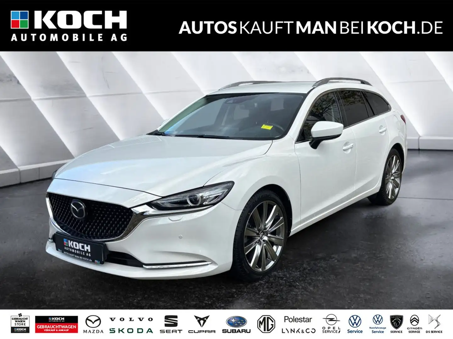 Mazda 6 SK SKY-G 15 FWD EXCLUSIVE-Line NAVI LED ACC Weiß - 1