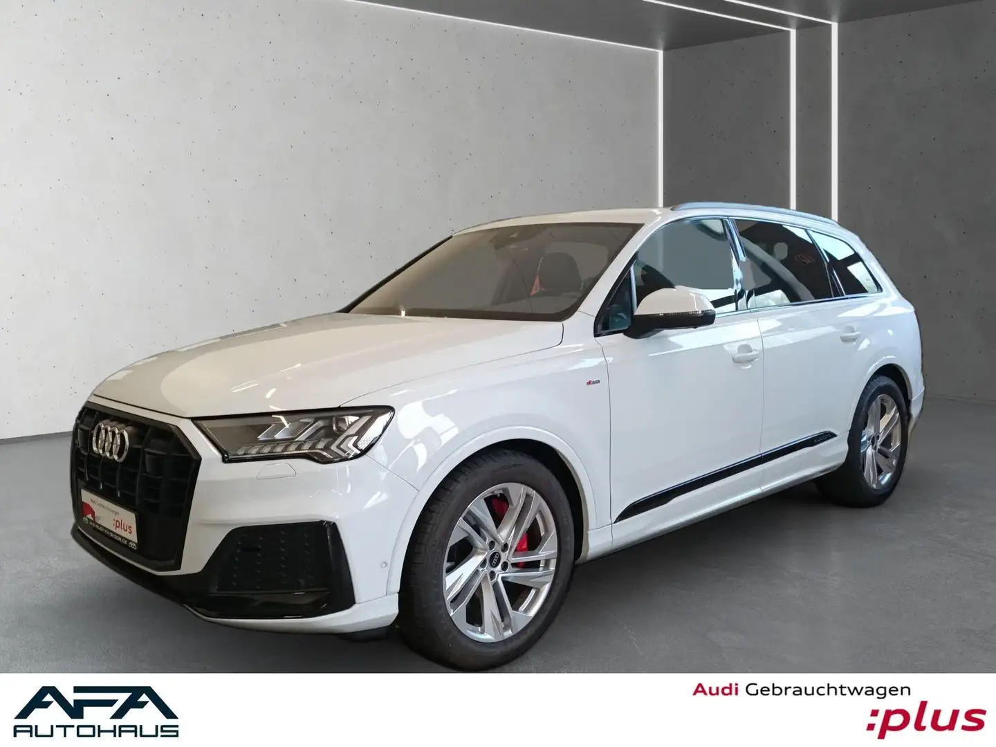 Audi Q7 50 TDI S-Line qu. tiptr AHK*Luft*7Sitze*Matrix Blanc - 1