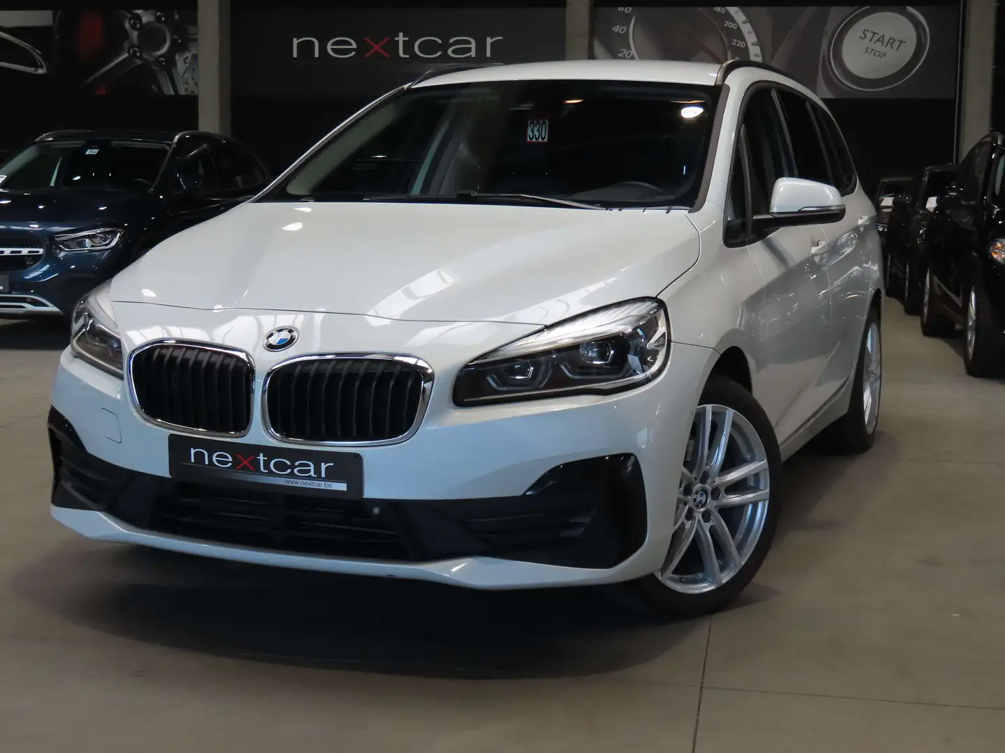 BMW 216 d Gran Tourer 7Places *CUIR-NAVI-FULL LED-CRUISE* Blanc - 1