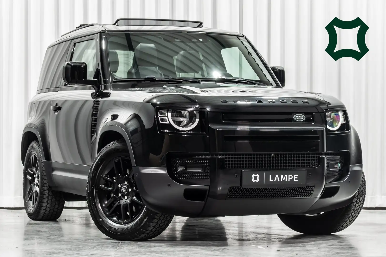 Land Rover Defender 90 D200 S 3-Zit Lichte Vracht Stoffen Vouwdak ACC Zwart - 1