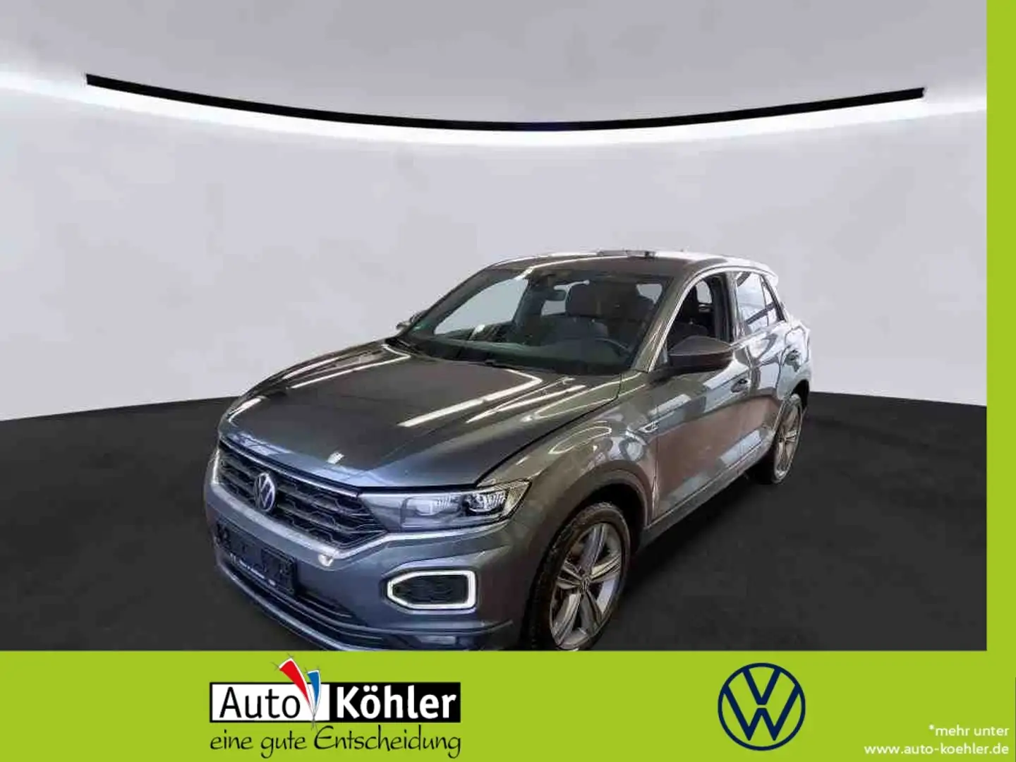Volkswagen T-Roc Sport TSi DSG ACC/LED/PDC Grau - 1
