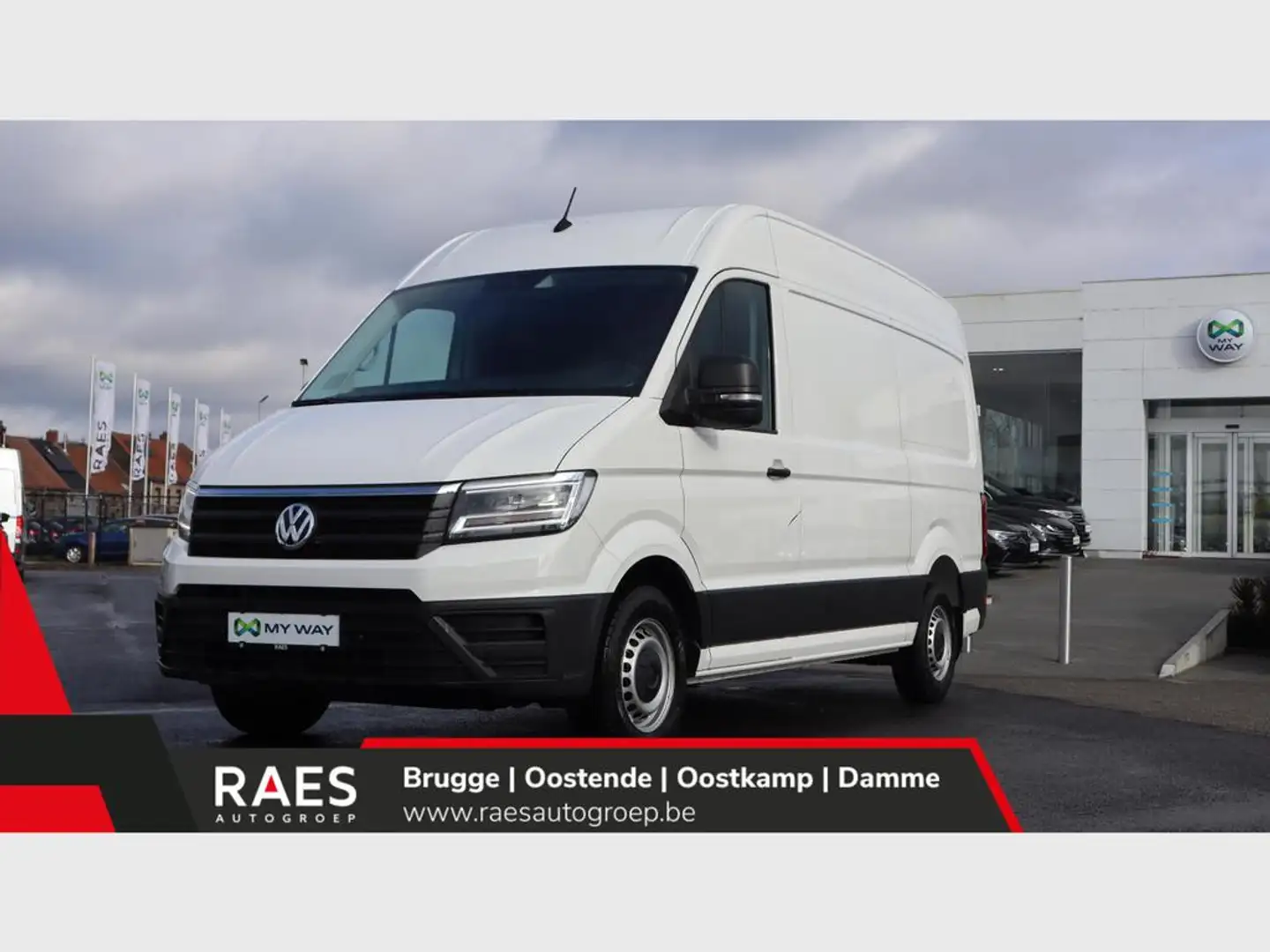 Volkswagen Crafter 2.0 CR TDi L3H3 (EU6d) Wit - 1