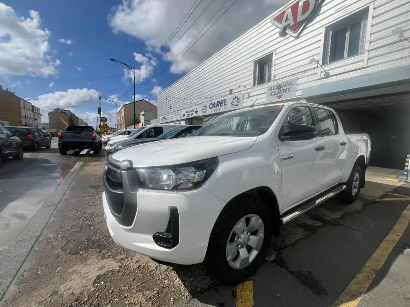 Toyota Hilux IV 4WD 2.4 D-4D 150 DOUBLE CABINE Blanc - 2