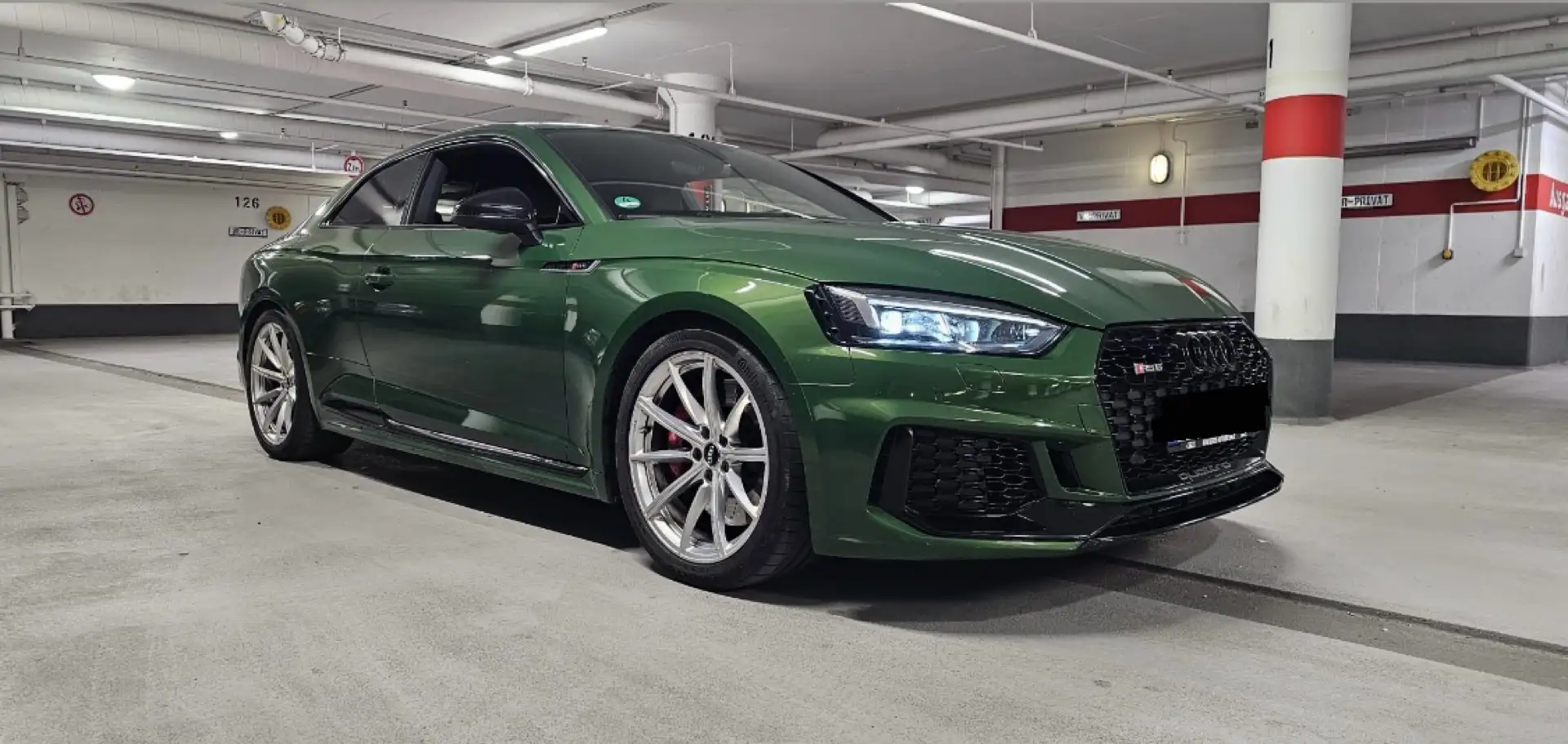 Audi RS5 Garantie • ohne OPF • B&O • HUD • Matrix Groen - 1
