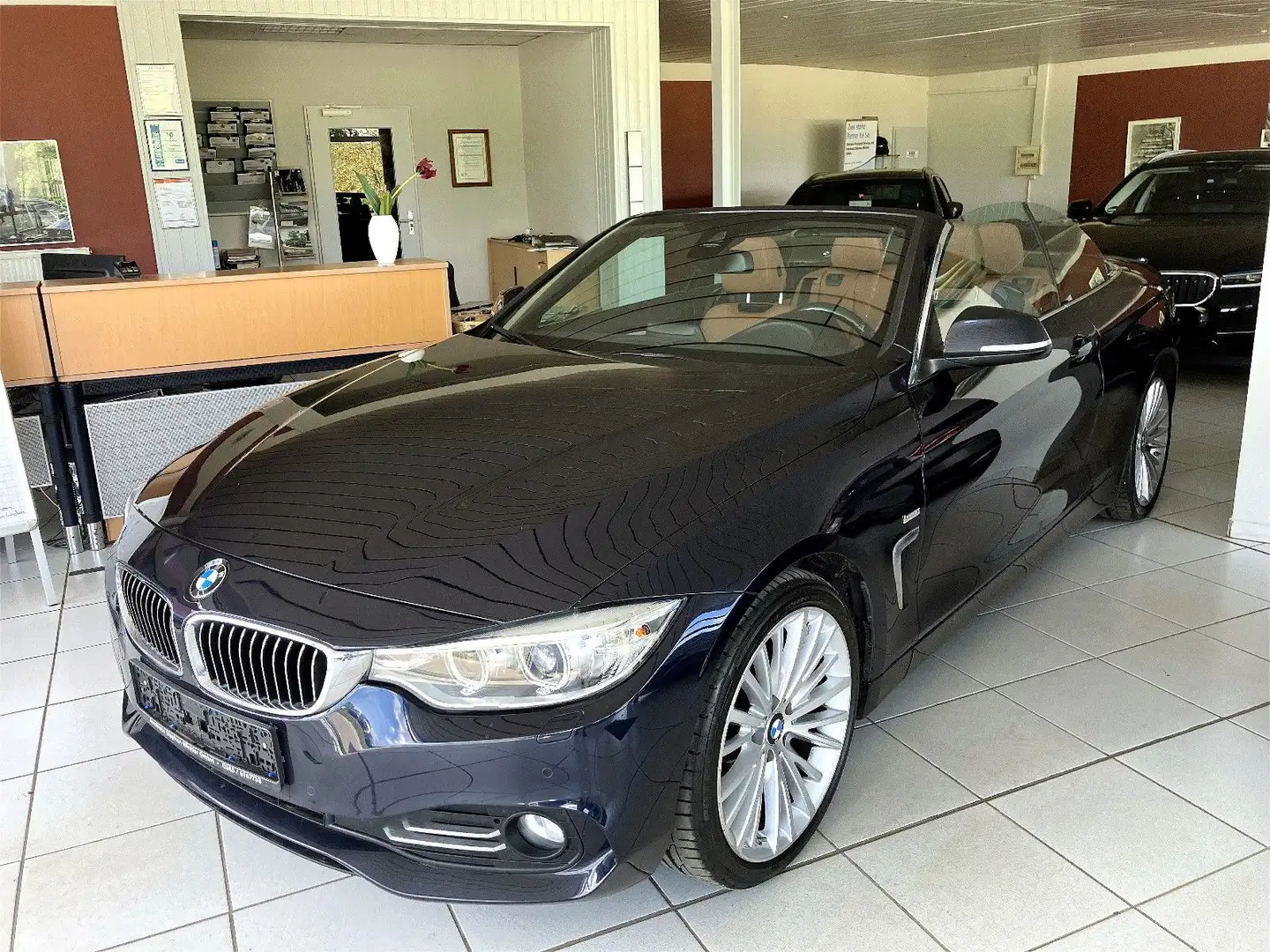 BMW 420 dA LuxuryLine/WR/DrivingAss/Nackenwärmer/HiFi Blauw - 1