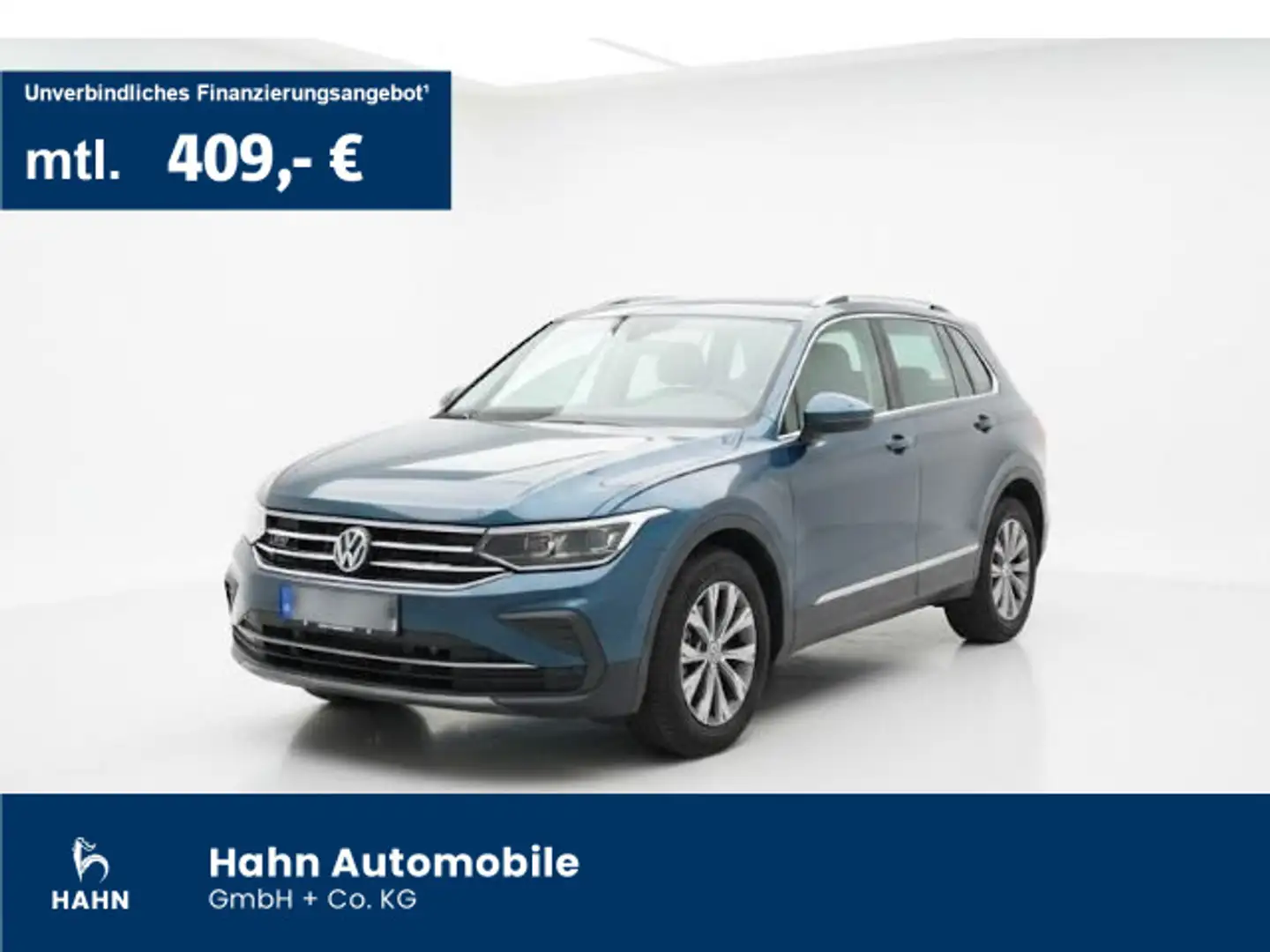 Volkswagen Tiguan 2.0TDI LED Climatr. PDC Sitzh. Blau - 1