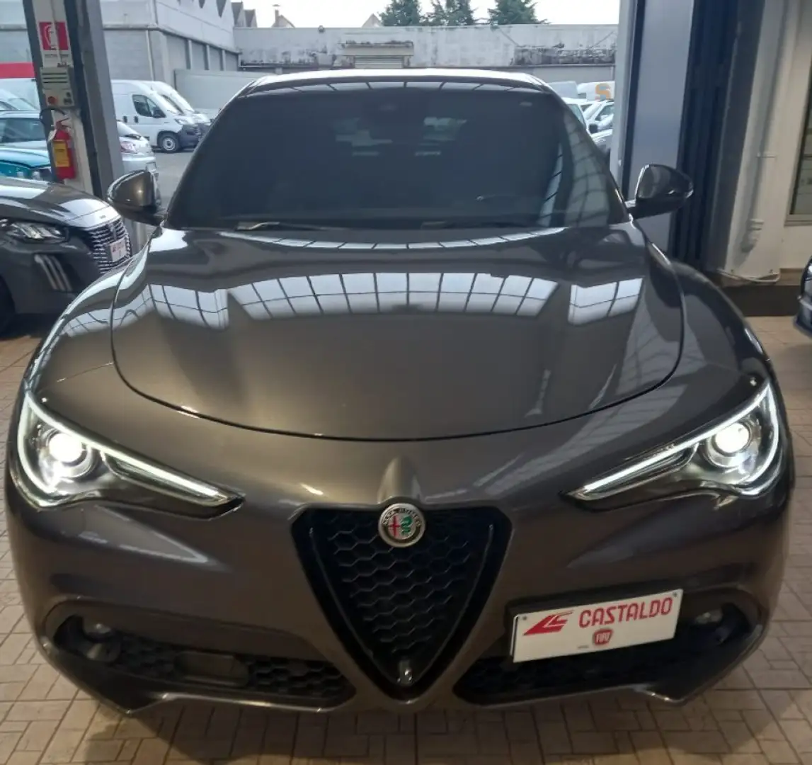 Alfa Romeo Stelvio 2.2 Turbodiesel 210 CV AT8 Q4 Veloce Grey - 1
