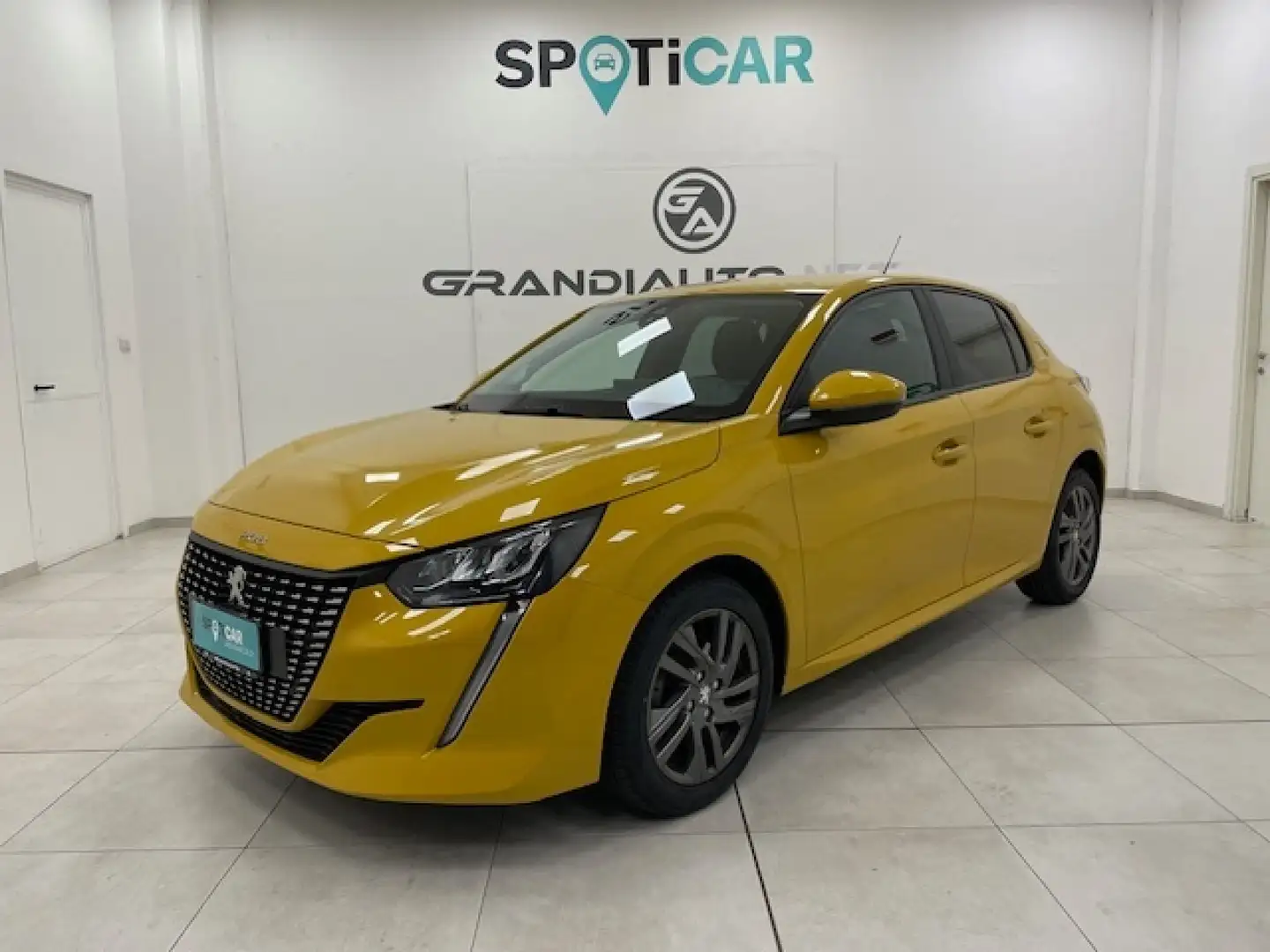 Peugeot 208 II 2019 -  1.5 bluehdi Active Pack s&s 100cv Giallo - 1
