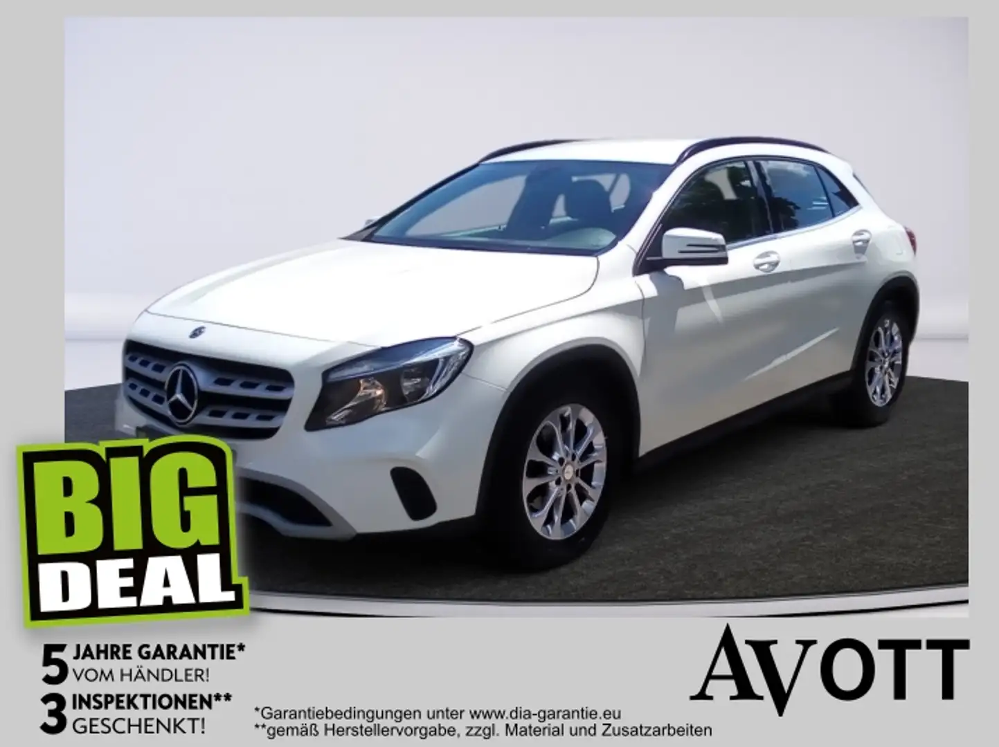 Mercedes-Benz GLA 180 d Navi KAM KlimaA el.Heck Weiß - 1