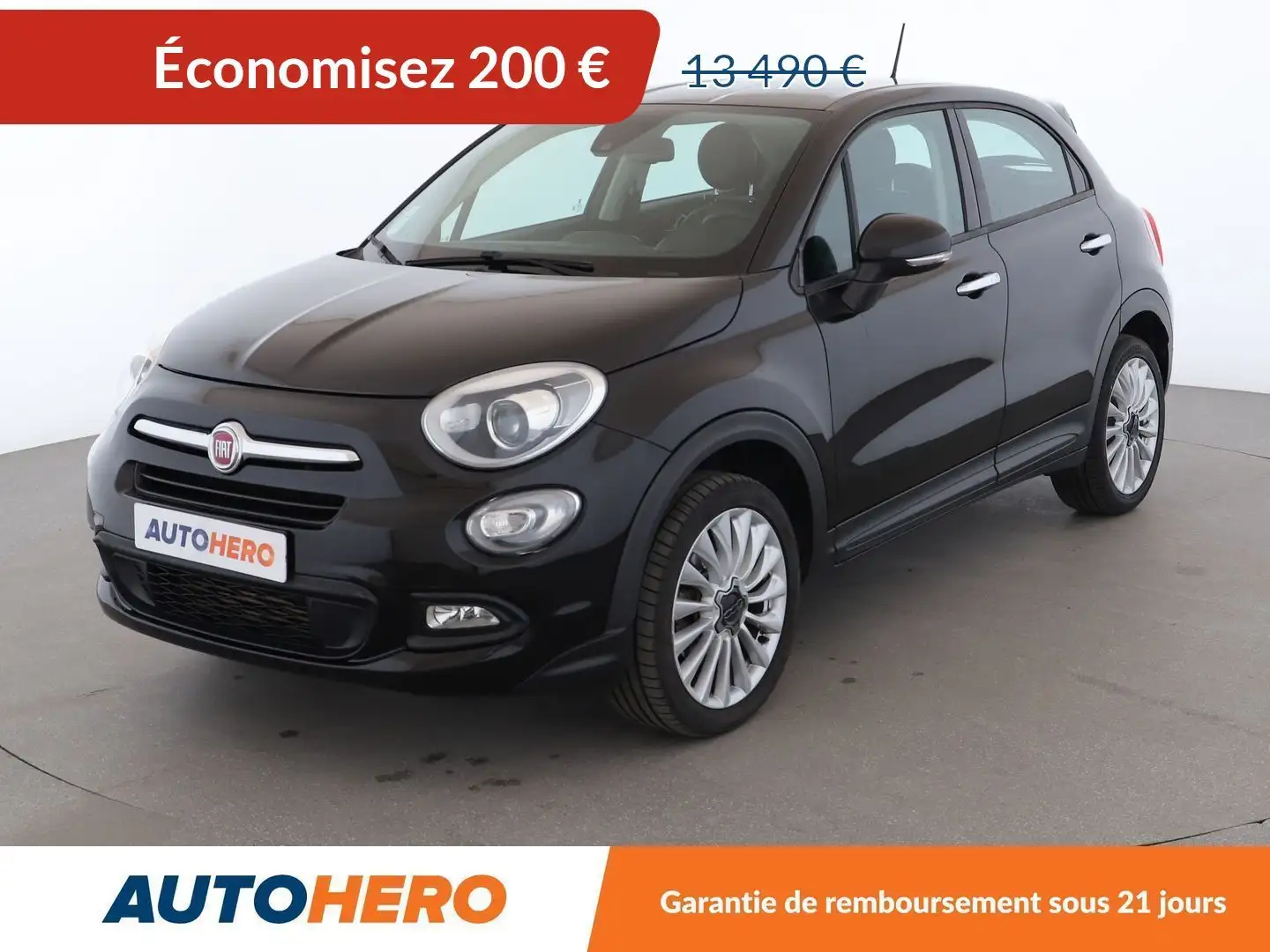 Fiat 500X 1.4 MultiAir Lounge 4x2 DCT Noir - 1