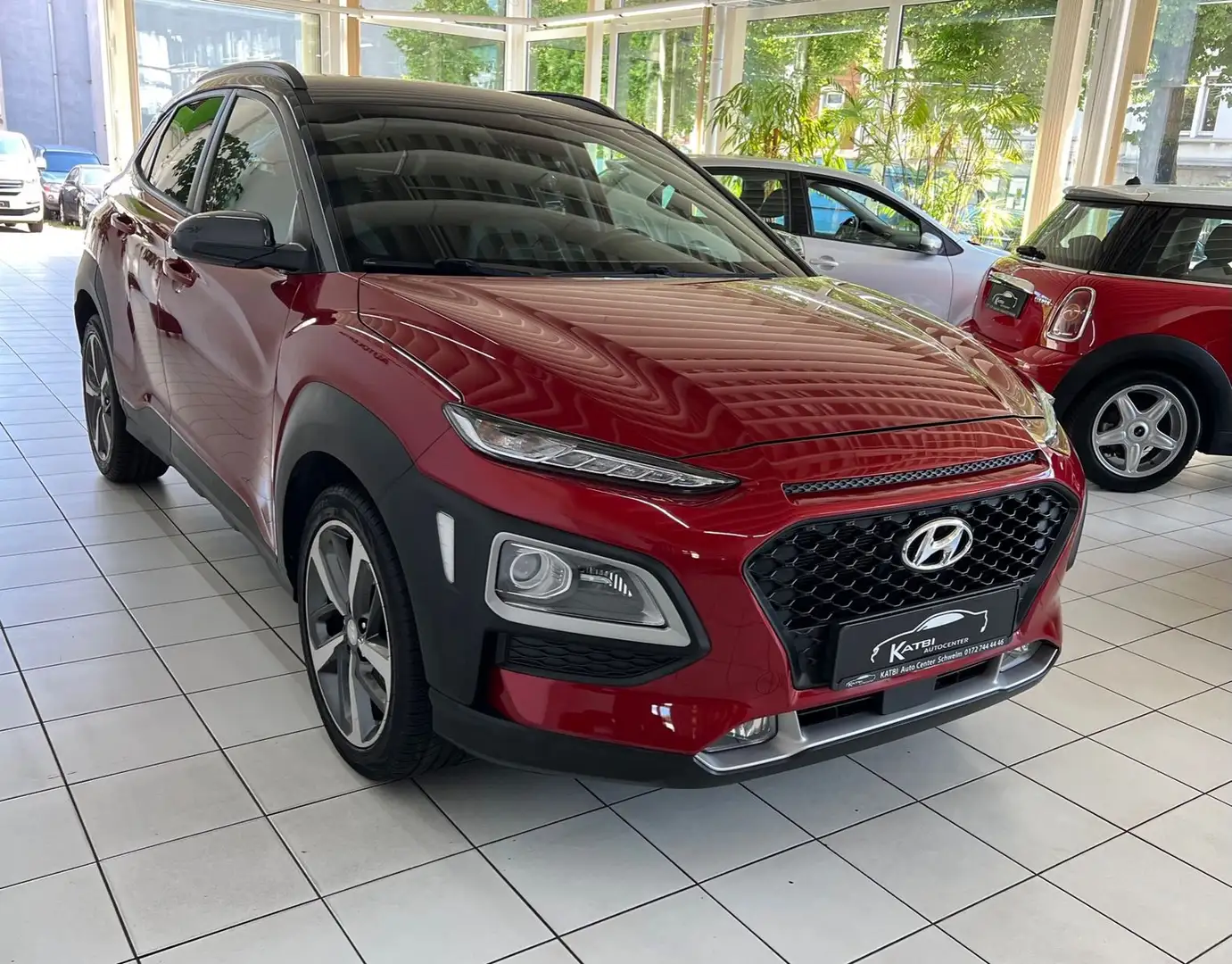 Hyundai KONA 1,6 TGDI 4WD Automatik Kamera Head-Up Red - 2