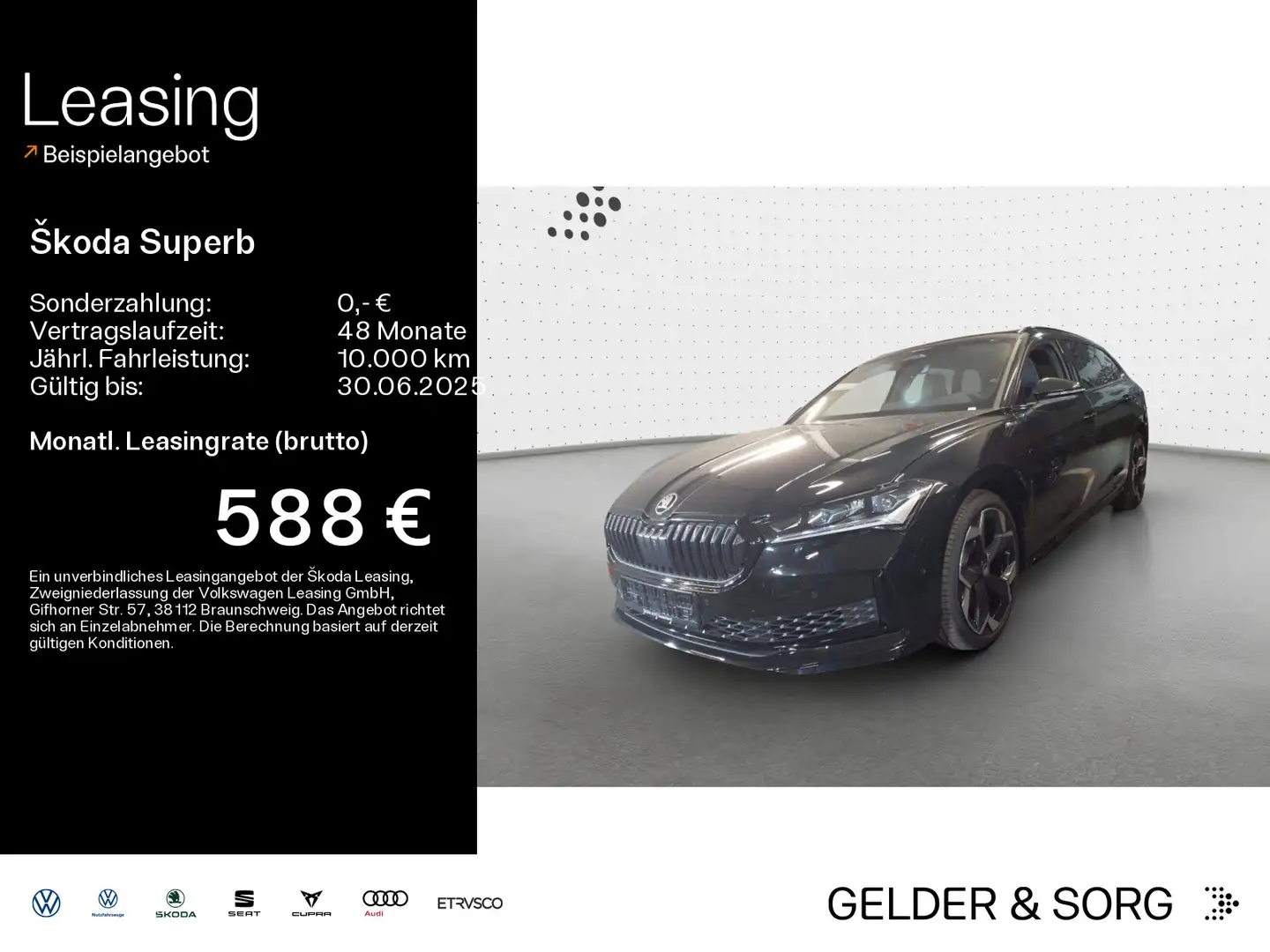 Skoda Superb Combi Sportline 2.0 TSI Massage*HuD*AHK Schwarz - 1