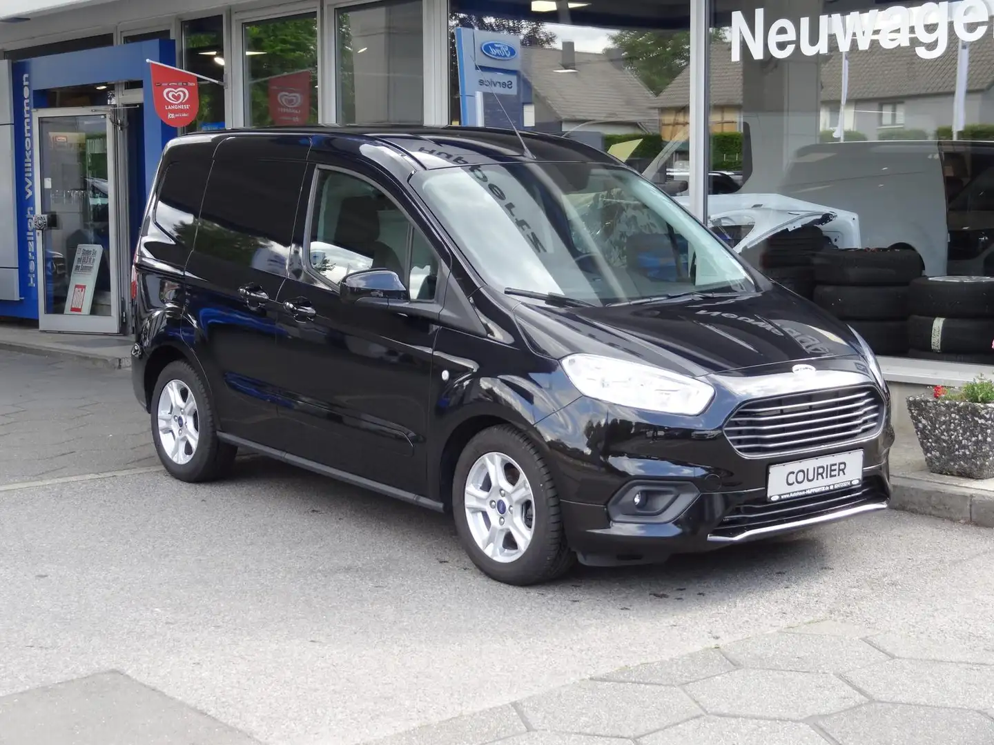Ford Transit Courier 1.0 Limited PDC RFK Navi SHZ ALU Negro - 2