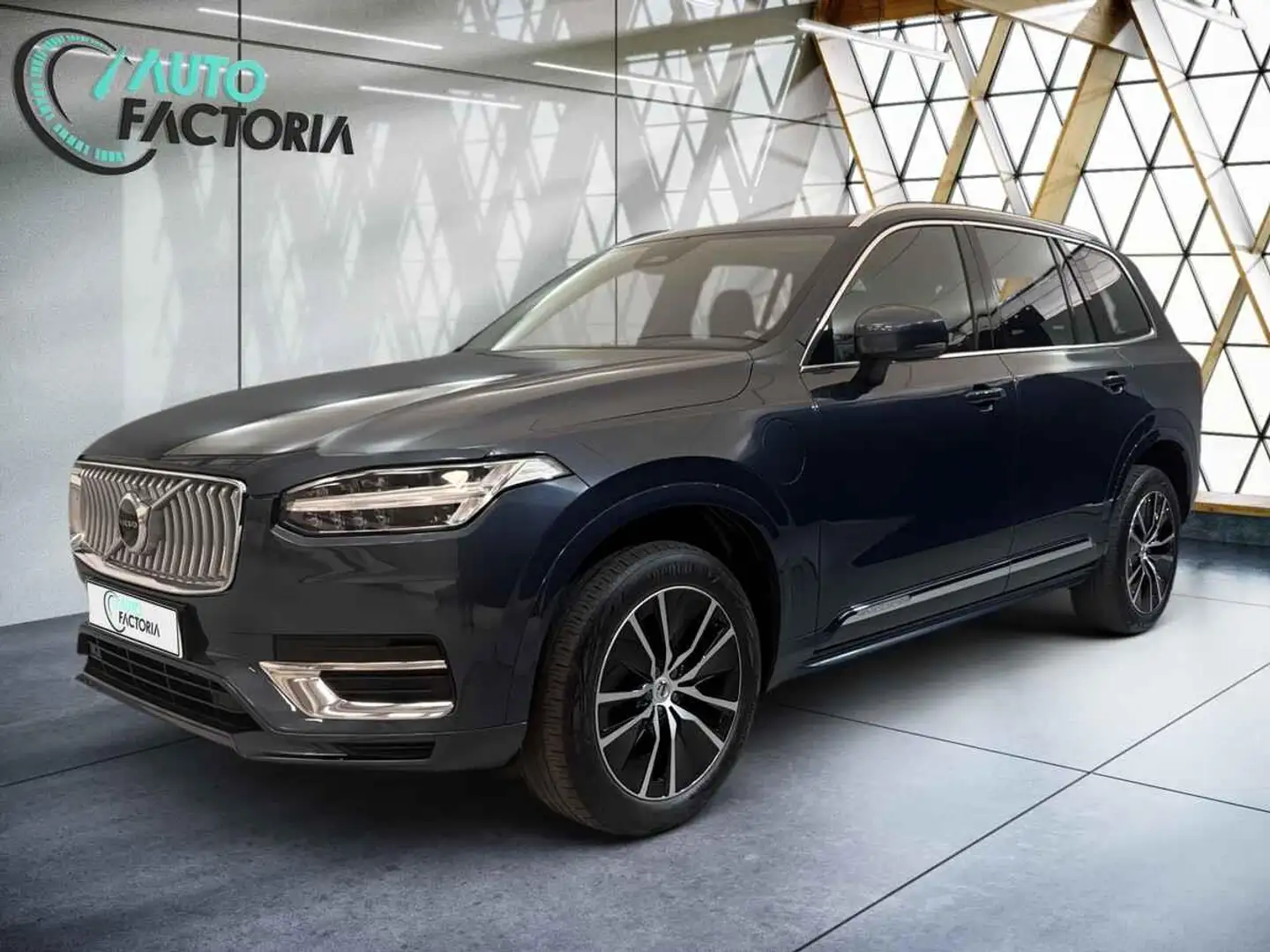 Volvo XC90 -35% T8 PHEV 455cv BVA8 4X4 7PL +GPS+CUIR+Opts Blu/Azzurro - 2