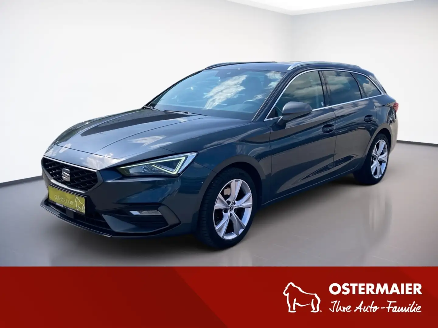 SEAT Leon ST FR 2.0TDI 150PS DSG LED.AHK.KAMERA.ACC.NAVI.SHZ Grijs - 1