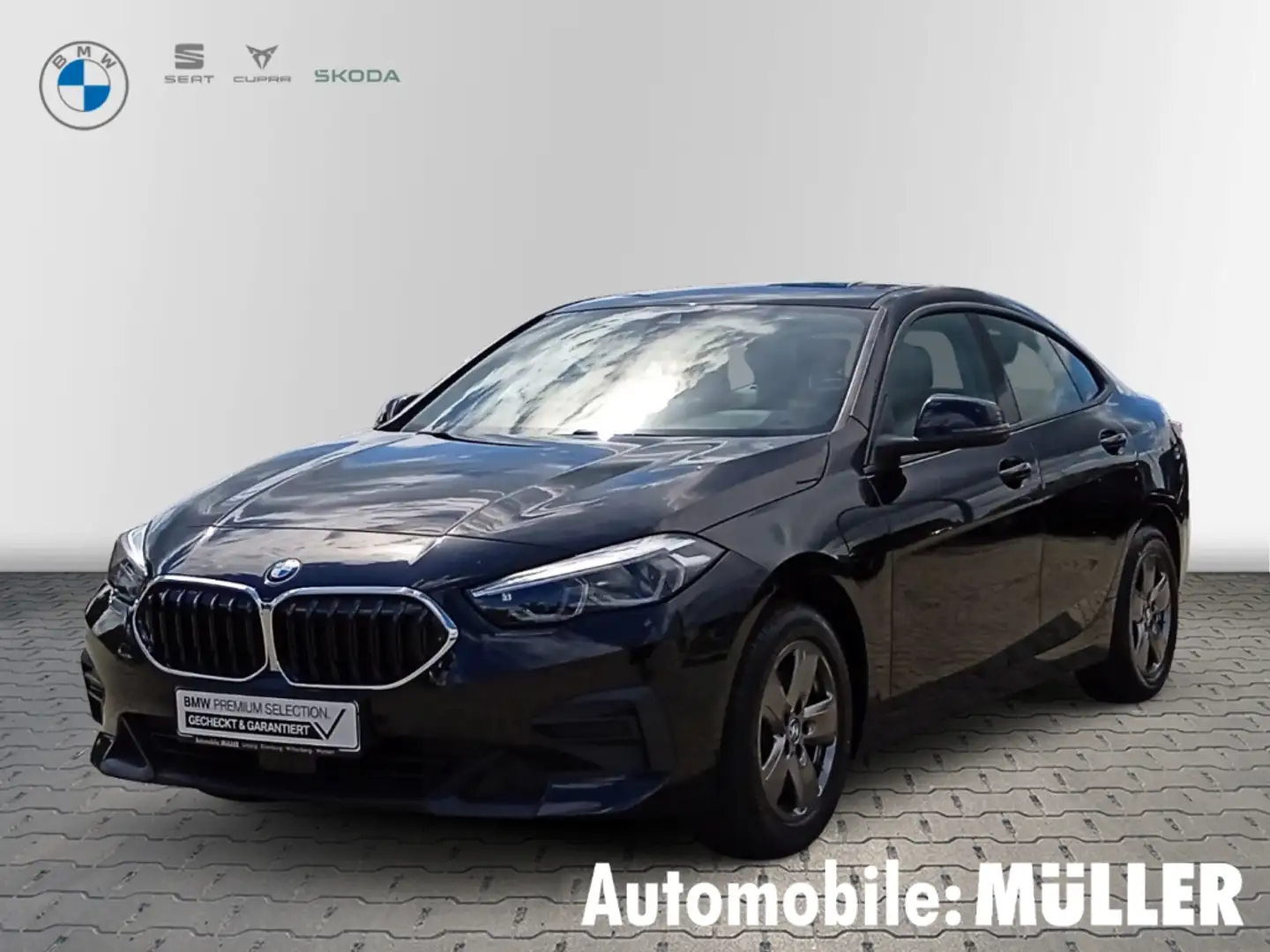 BMW 218 Gran Coupe d+ACC+ADAPT.LED+DAB+HIFI+PARKASS.+ Noir - 1